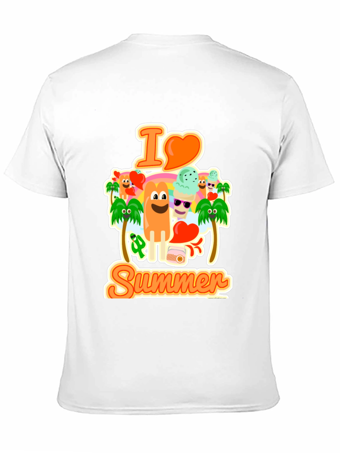 I Love Summer Graphic T-Shirt