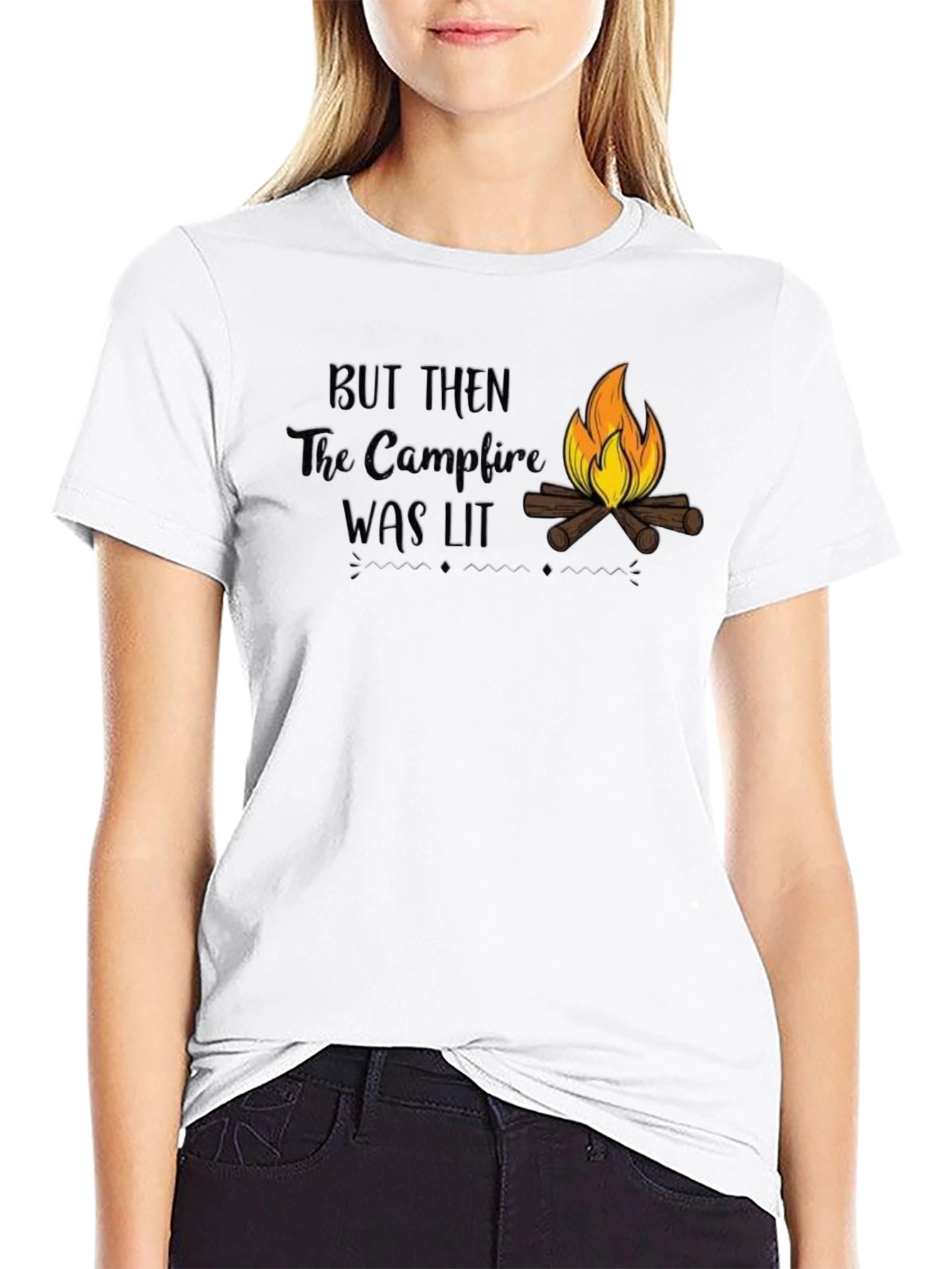 Campfire Lit Graphic Tee - Adventure Ready!