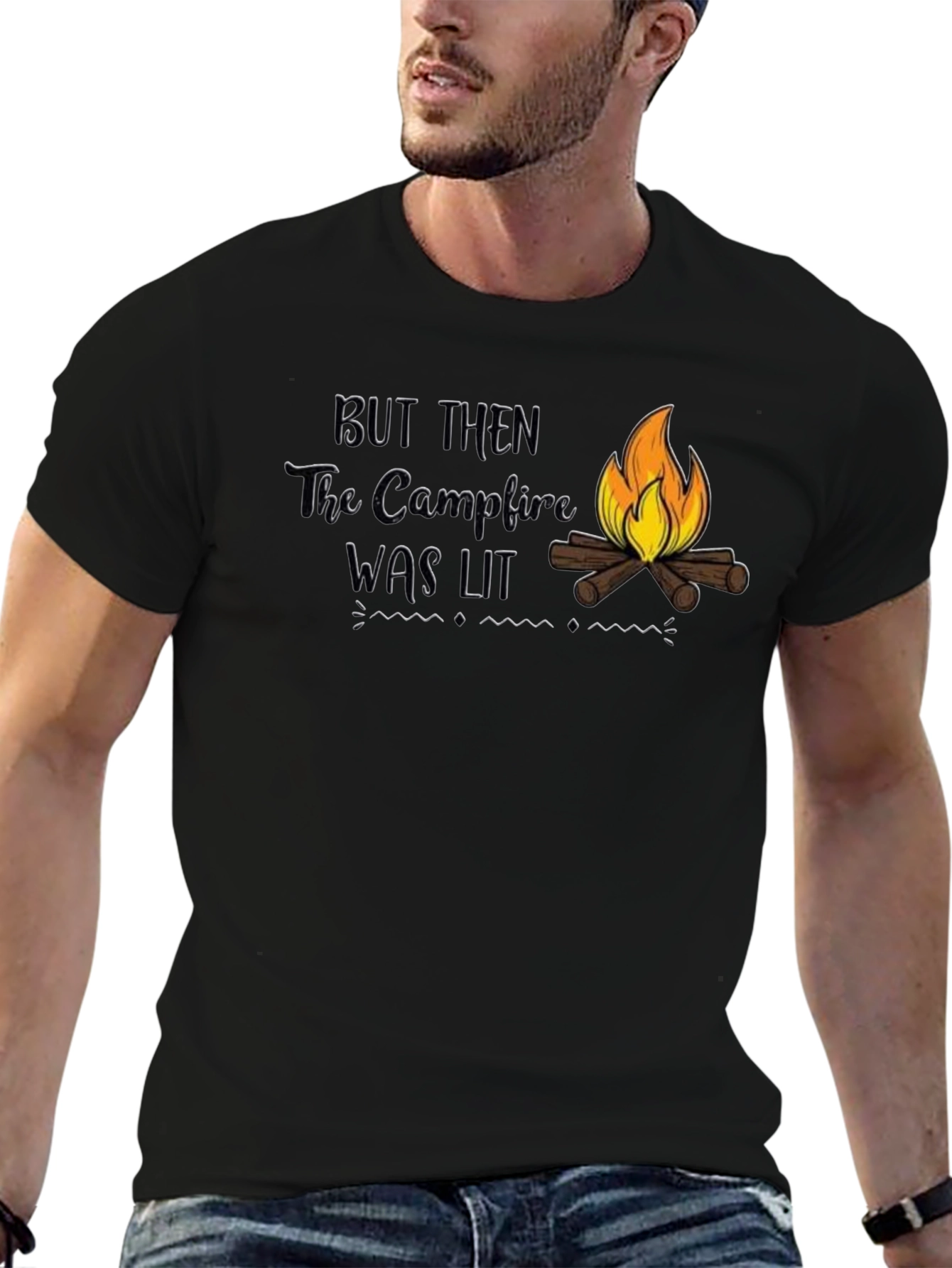 Campfire Lit Graphic Tee - Adventure Ready!
