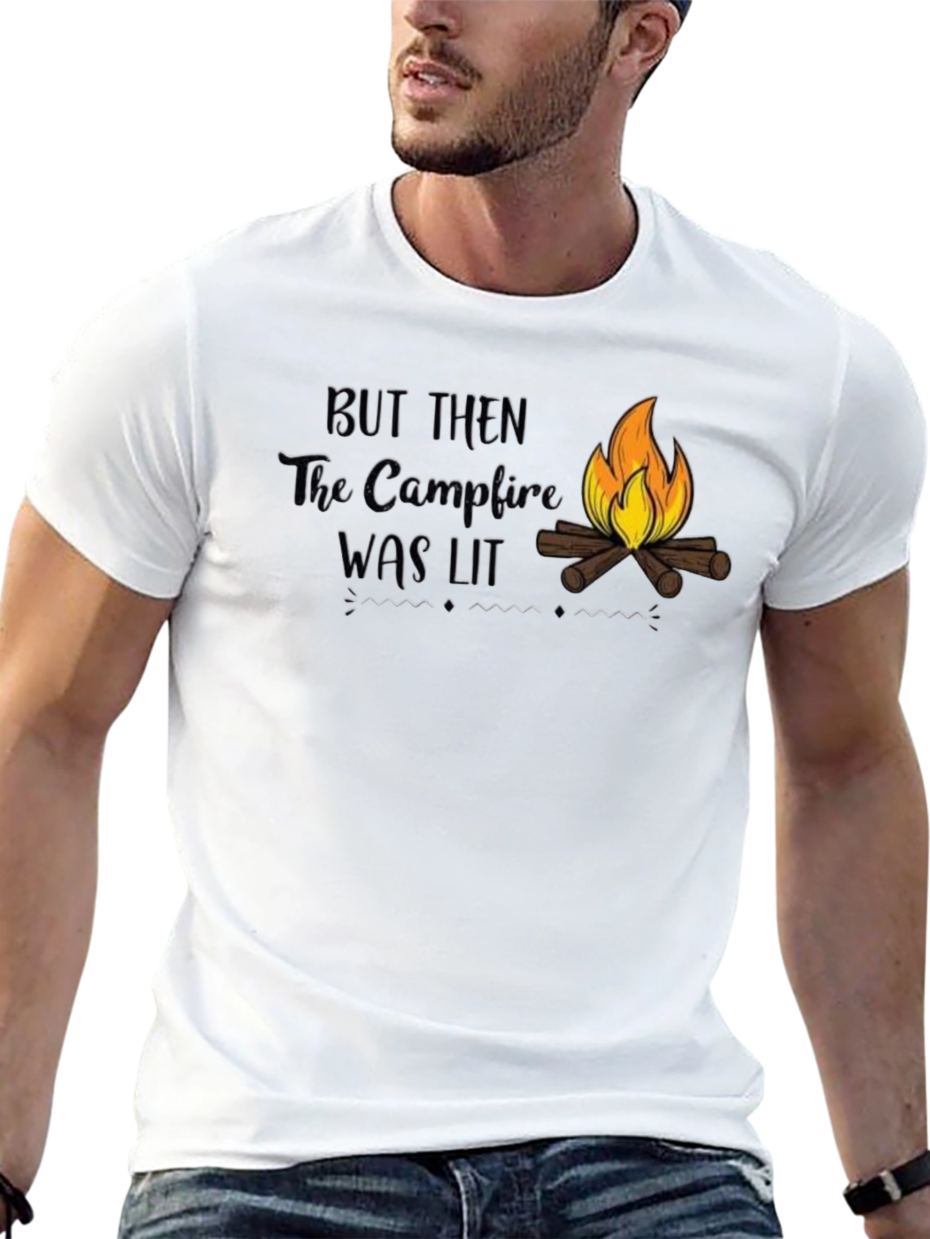 Campfire Lit Graphic Tee - Adventure Ready!