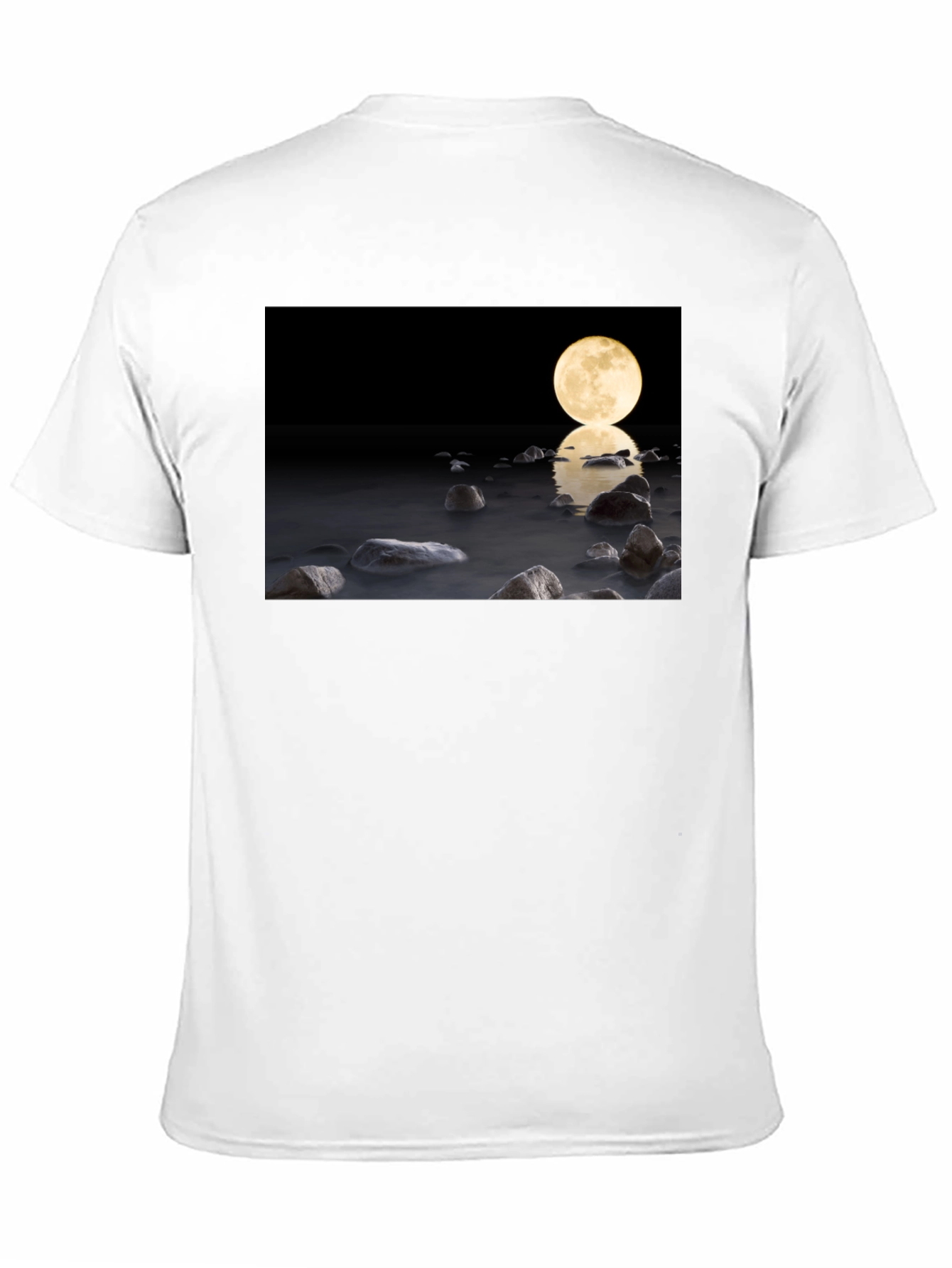Moonlit Water Graphic Tee - Soft Cotton Blend
