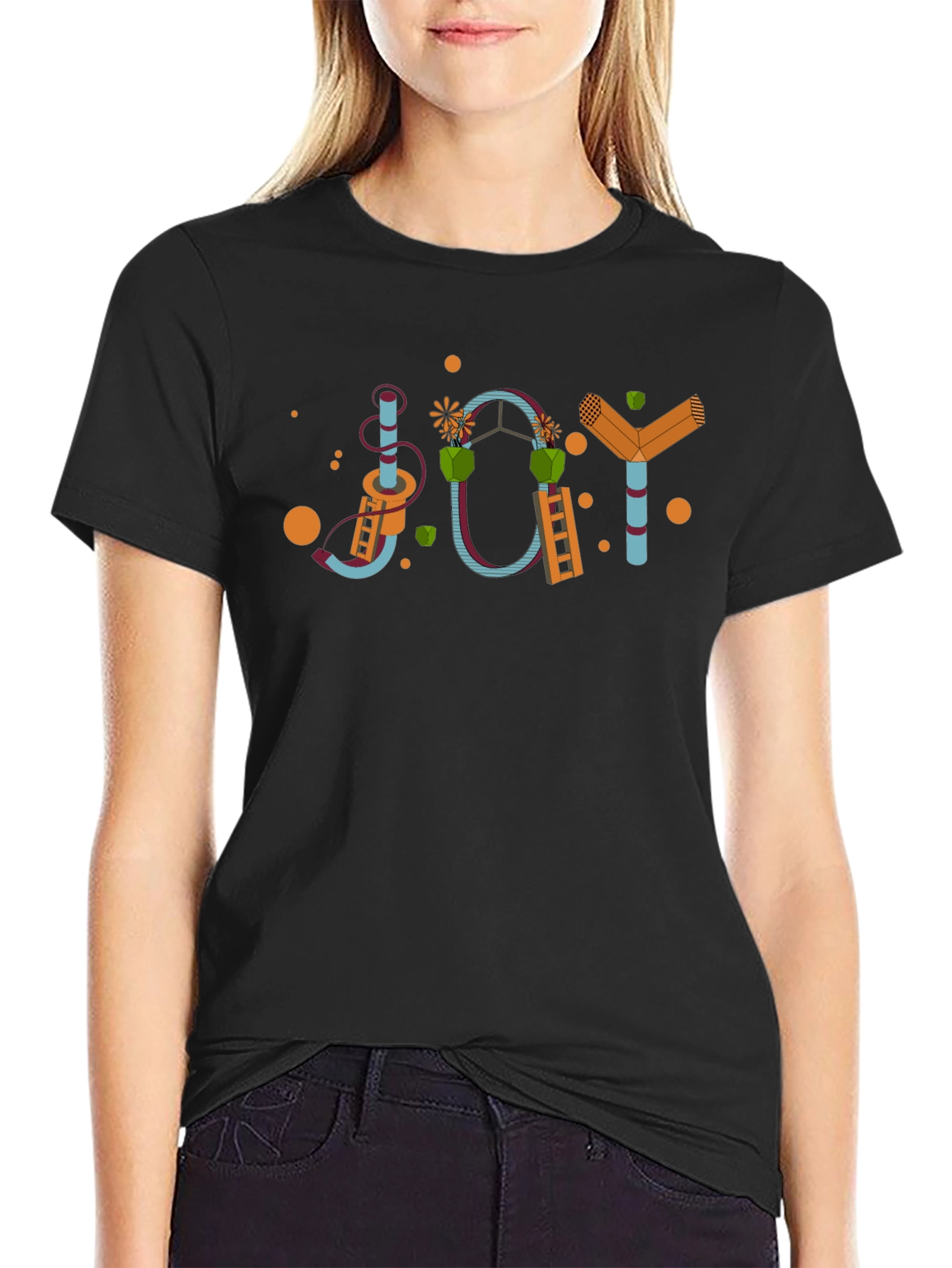 Joy T-Shirt Abstract Graphic Tee