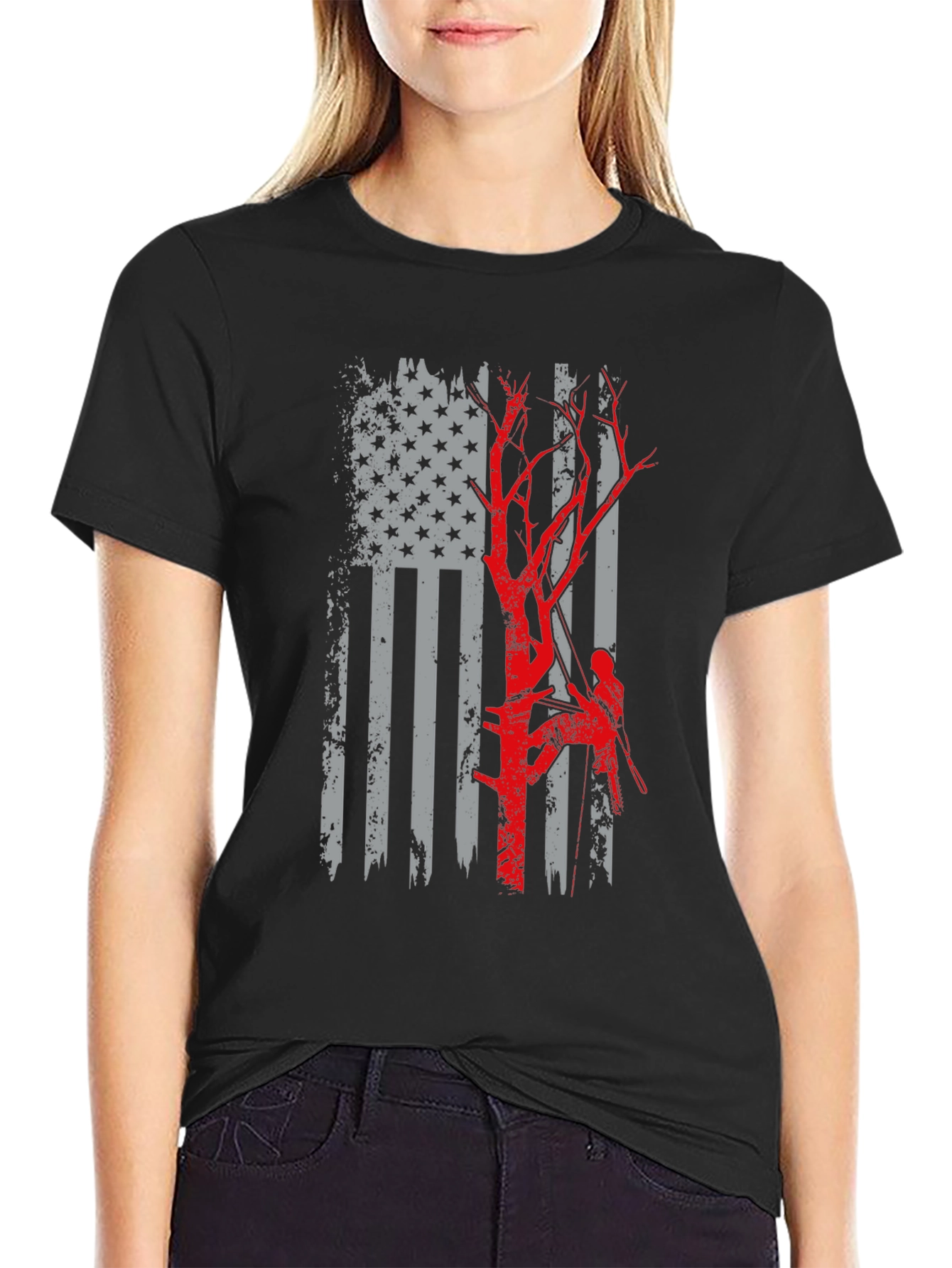 Arborist American Flag T-Shirt