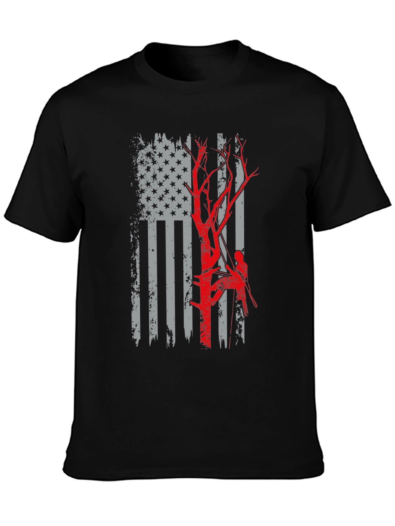 Arborist American Flag T-Shirt