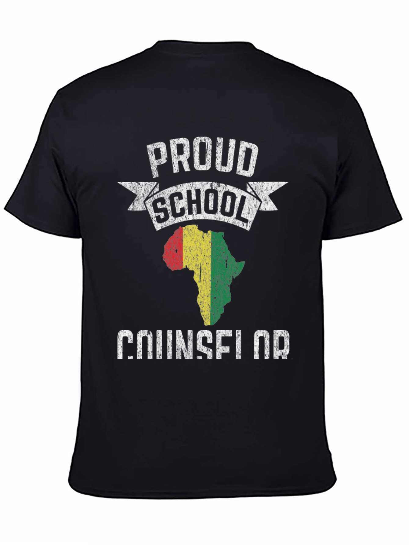 Proud School Counselor Africa T-Shirt