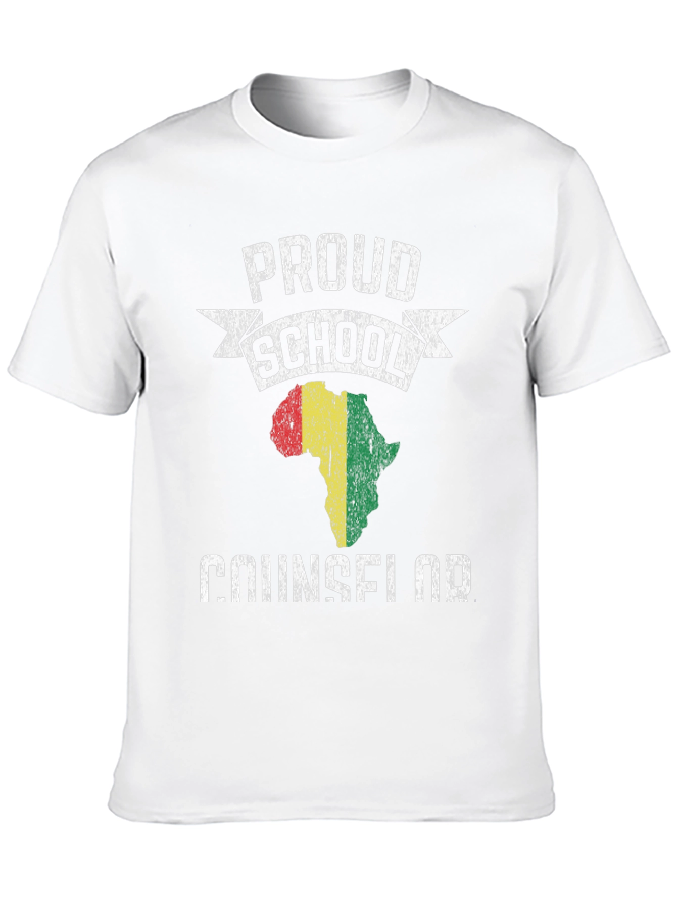 Proud School Counselor Africa T-Shirt