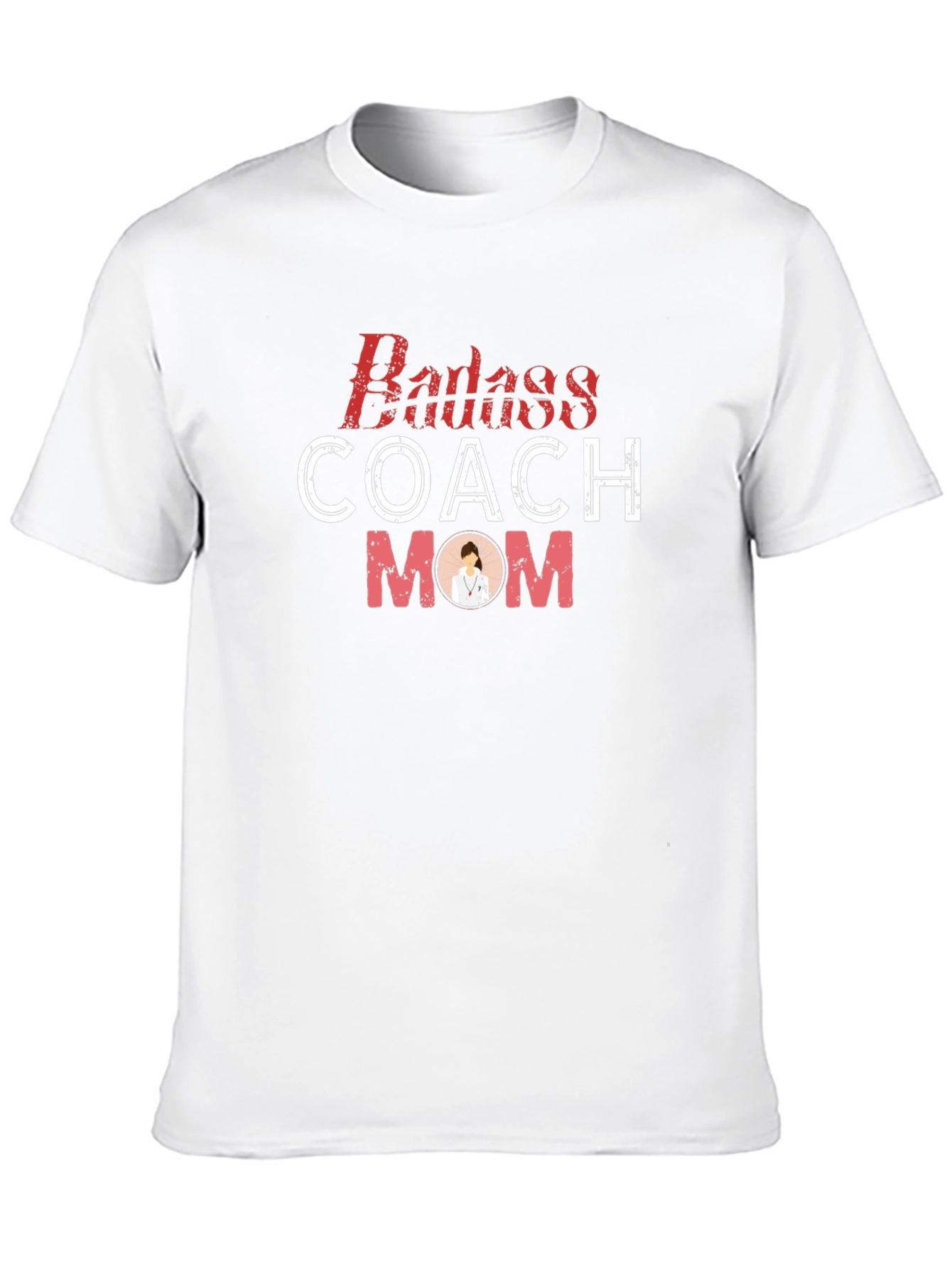 Badass Coach Mom T-Shirt - Unique Design