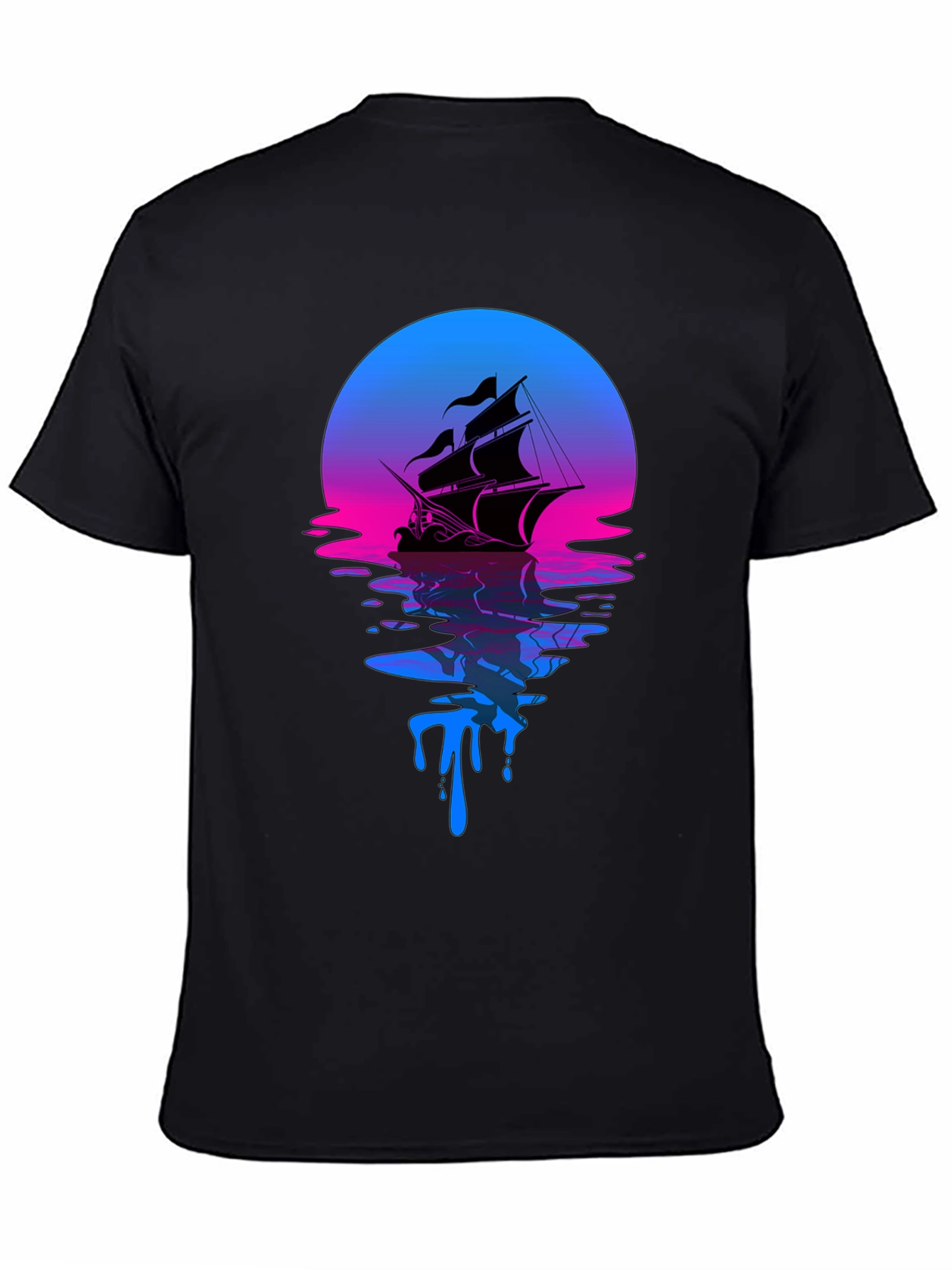 Sunset Ship Graphic Tee