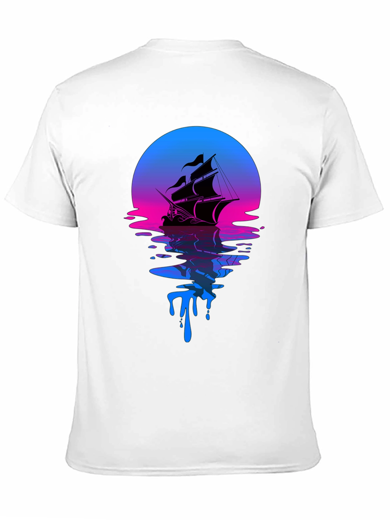 Sunset Ship Graphic Tee
