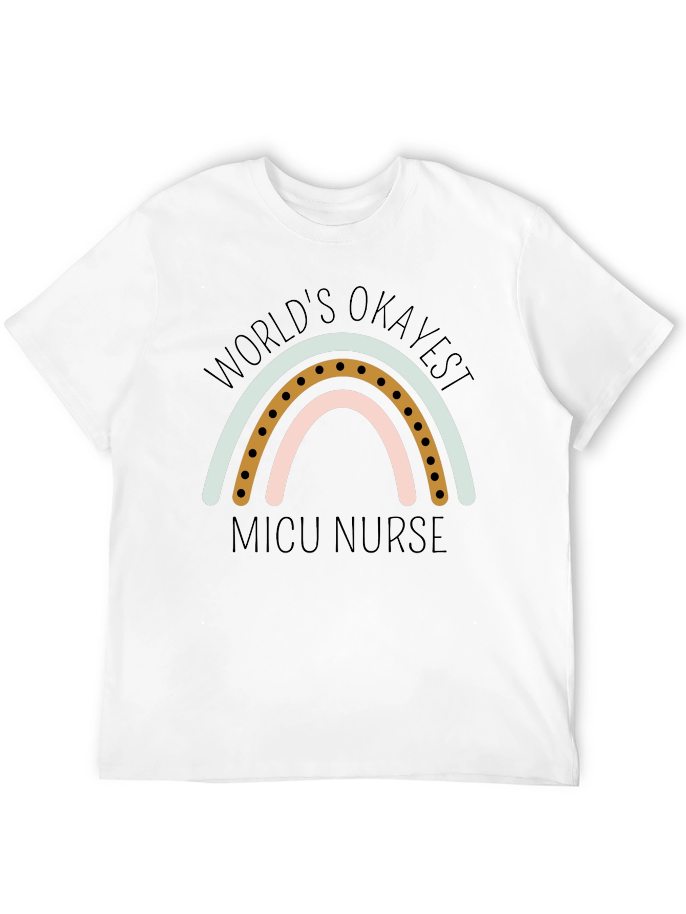 Worlds Okayest NICU Nurse Graphic T-Shirt