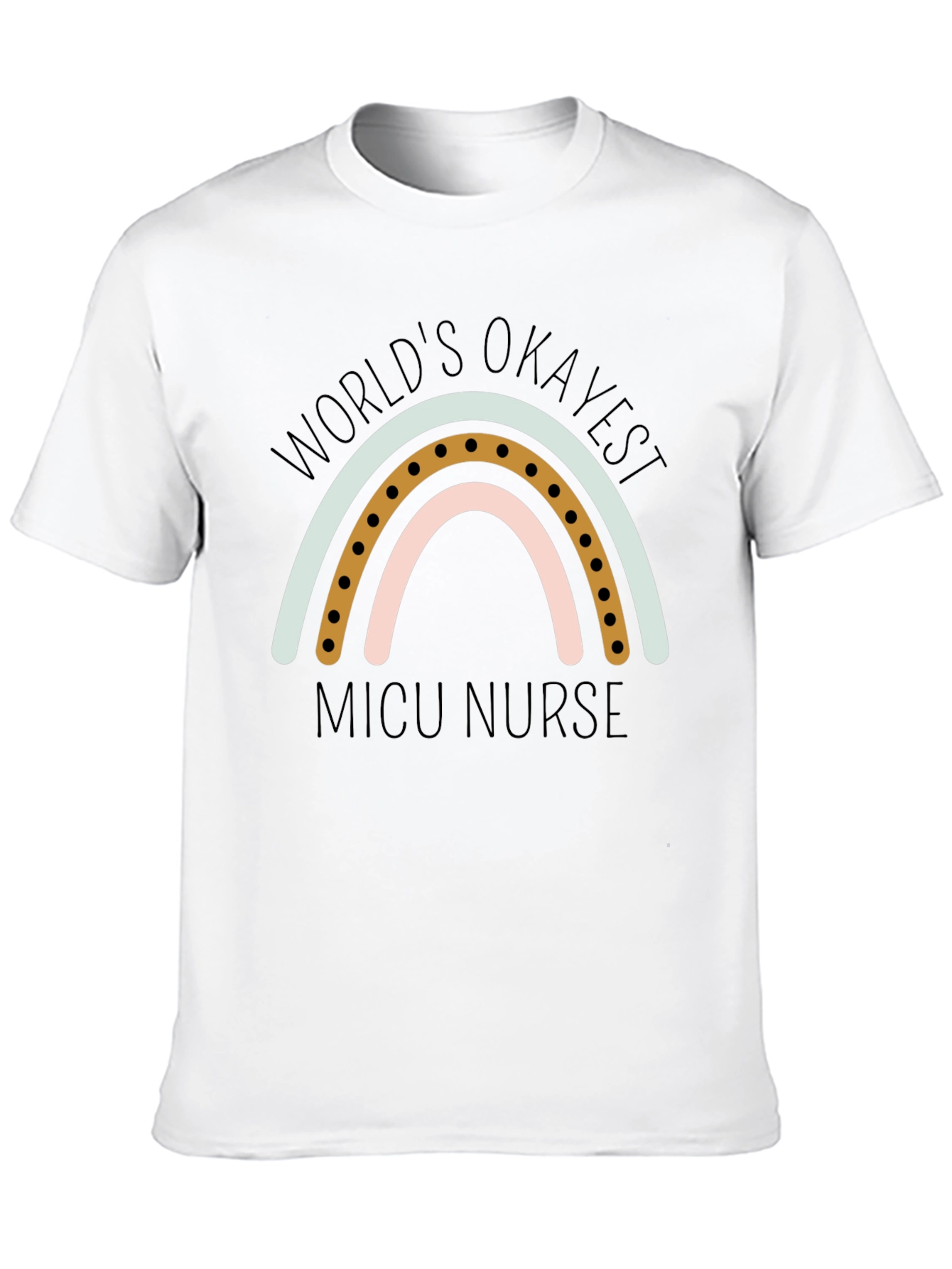 Worlds Okayest NICU Nurse Graphic T-Shirt