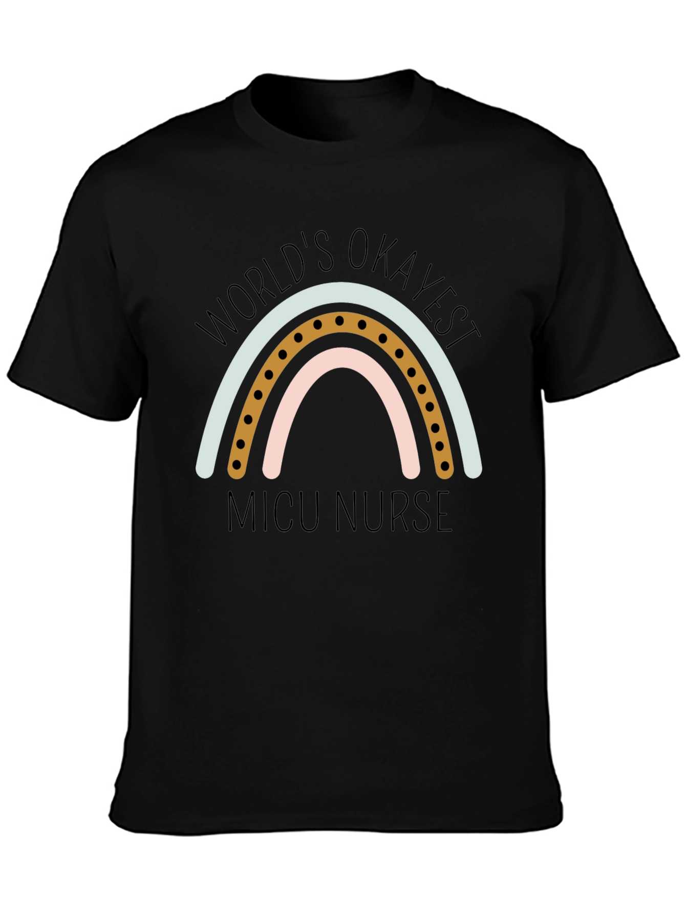 Worlds Okayest NICU Nurse Graphic T-Shirt