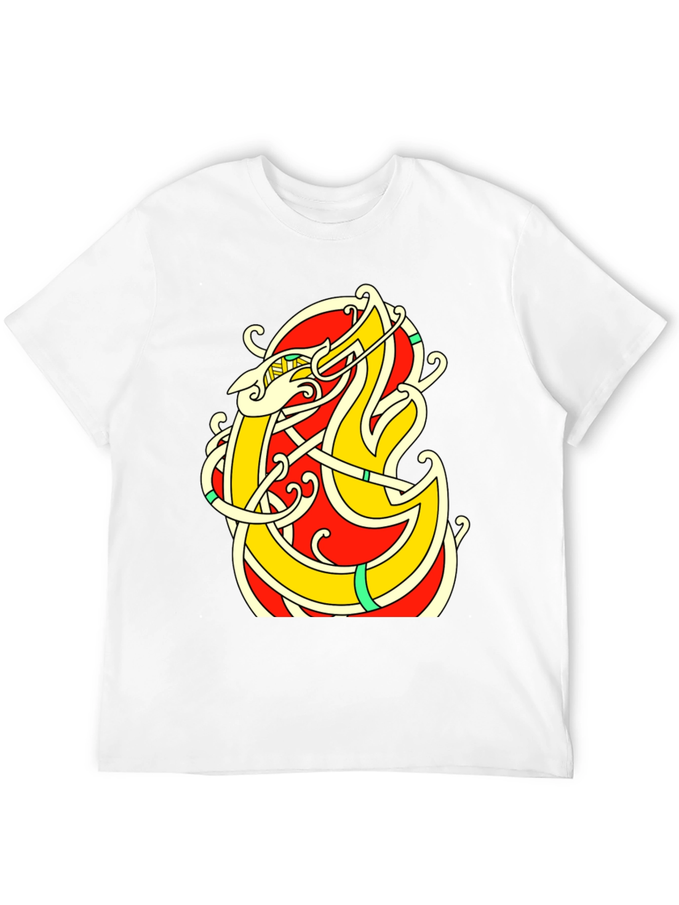 Celtic Dragon Knot T-Shirt - Black