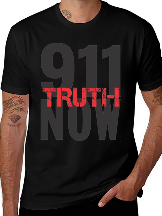 911 Truth Now Graphic Tee - Conspiracy T-Shirt