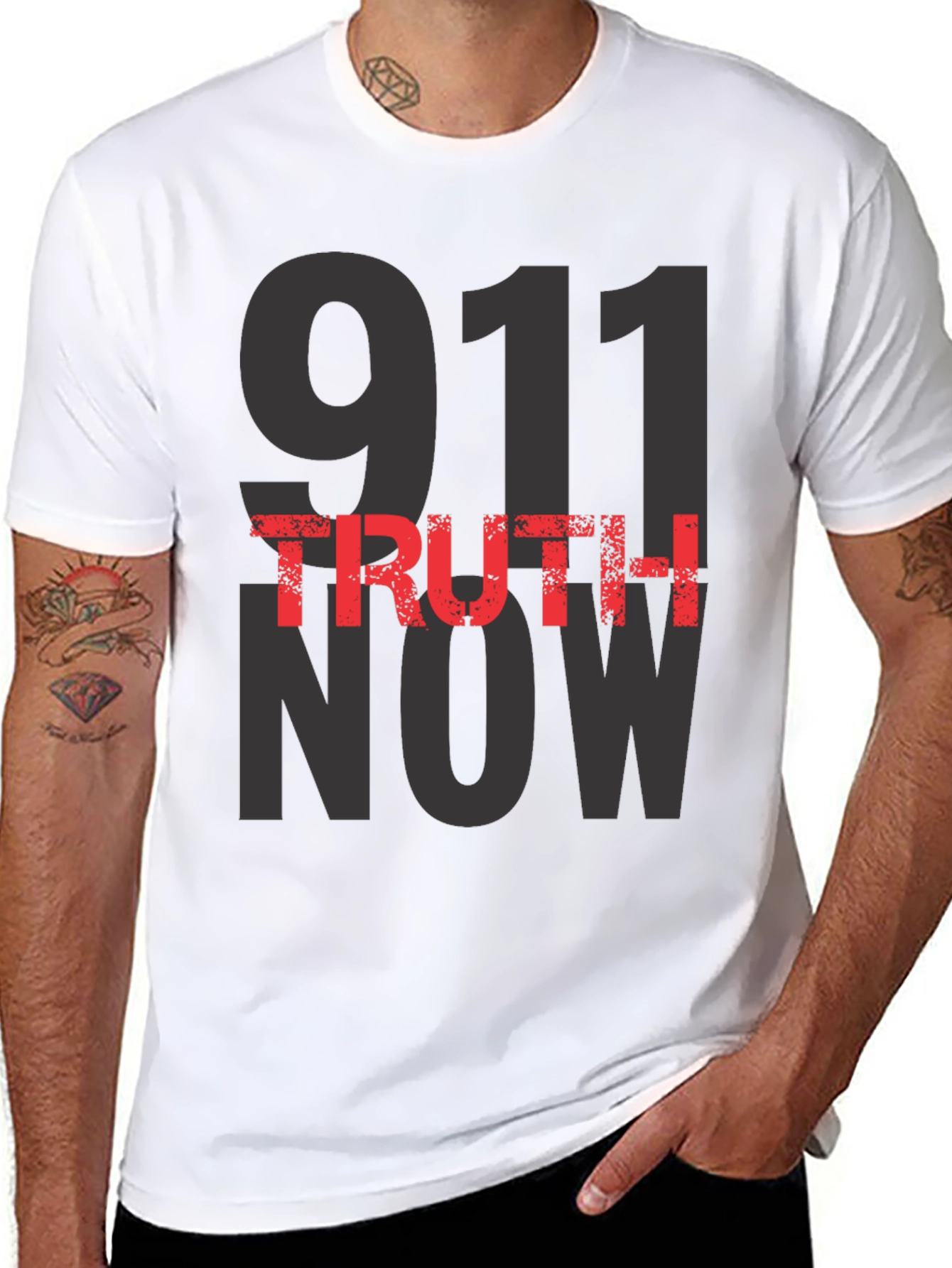 911 Truth Now Graphic Tee - Conspiracy T-Shirt