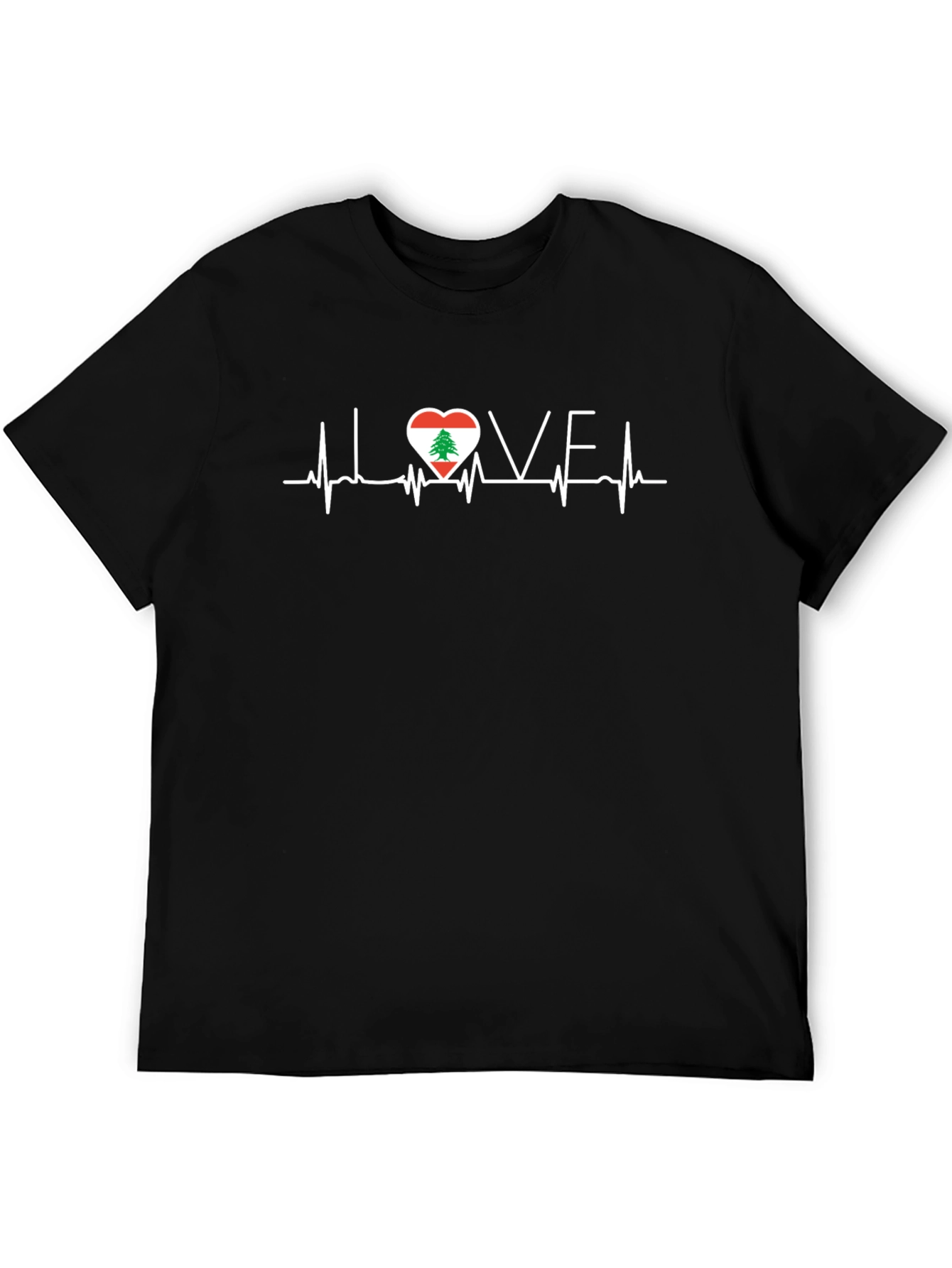 Love Lebanon Heartbeat T-Shirt