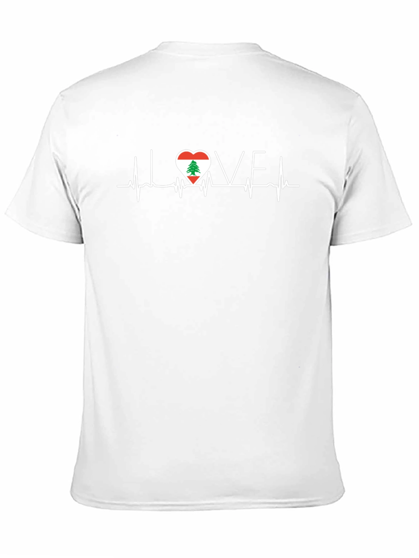 Love Lebanon Heartbeat T-Shirt