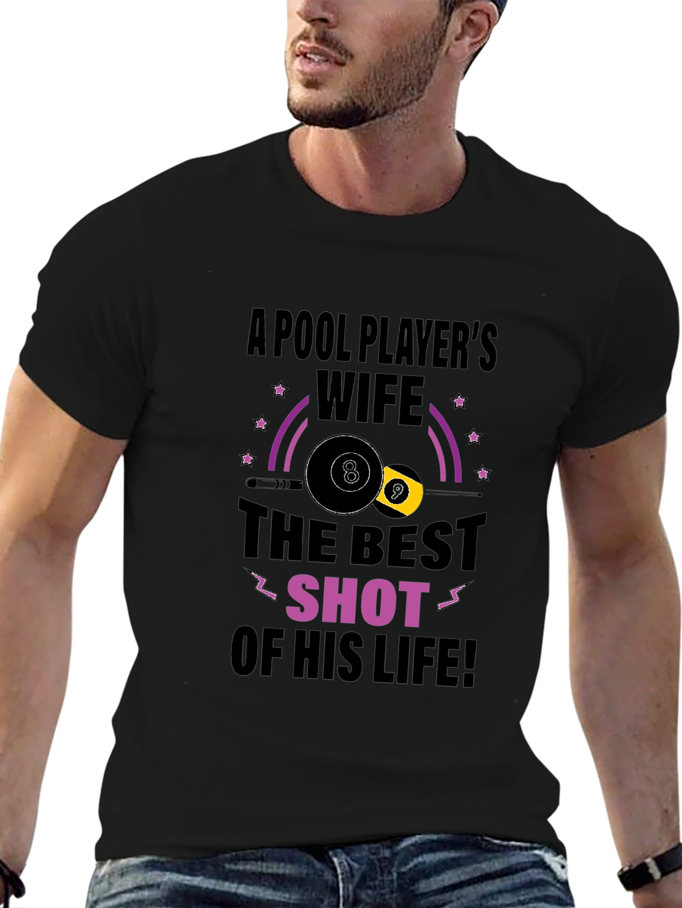 Pool Players Wife T-Shirt - Best Shot Design