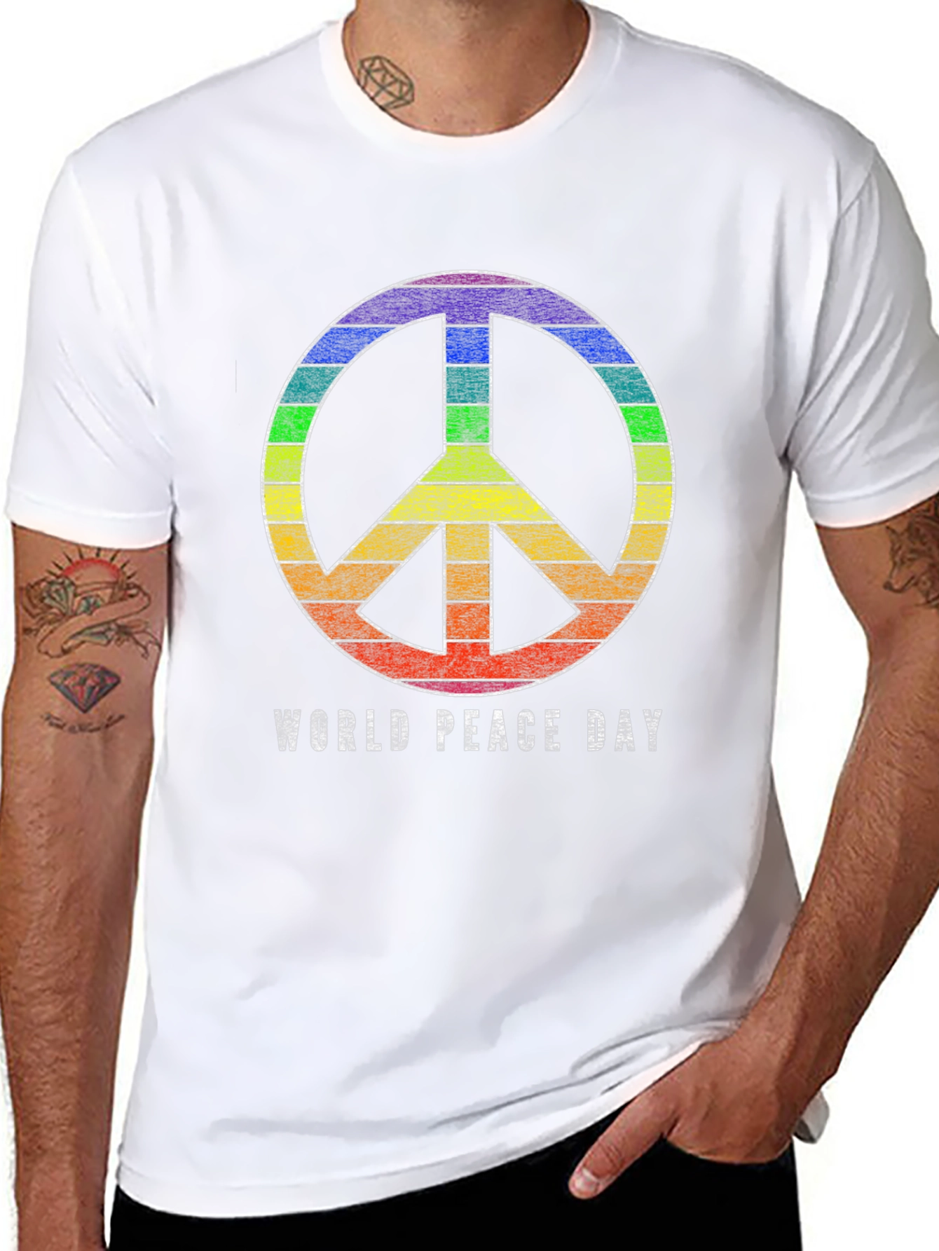 Rainbow Peace Day T-Shirt