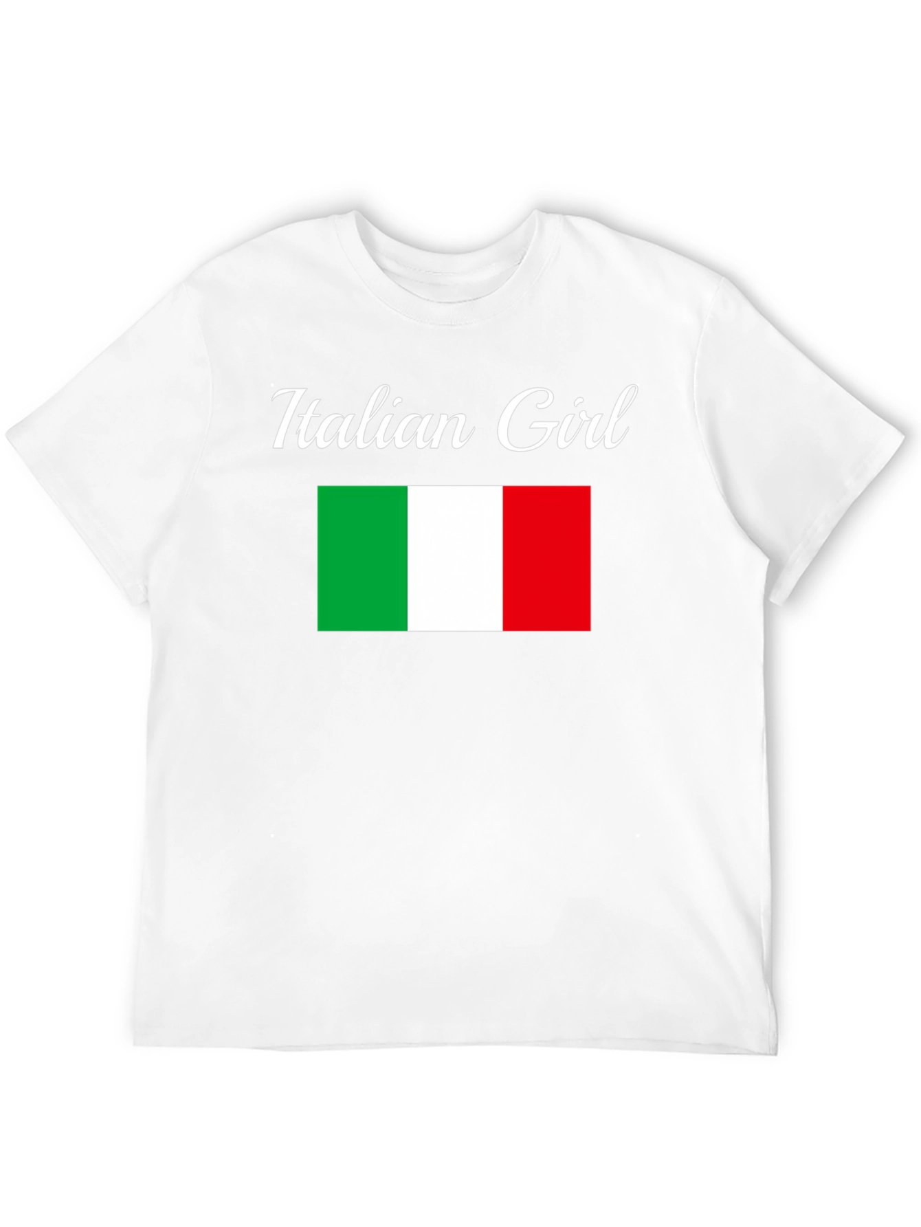 Italian Girl Flag T-Shirt