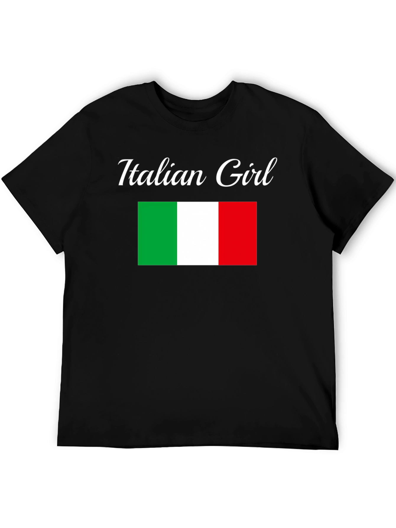 Italian Girl Flag T-Shirt