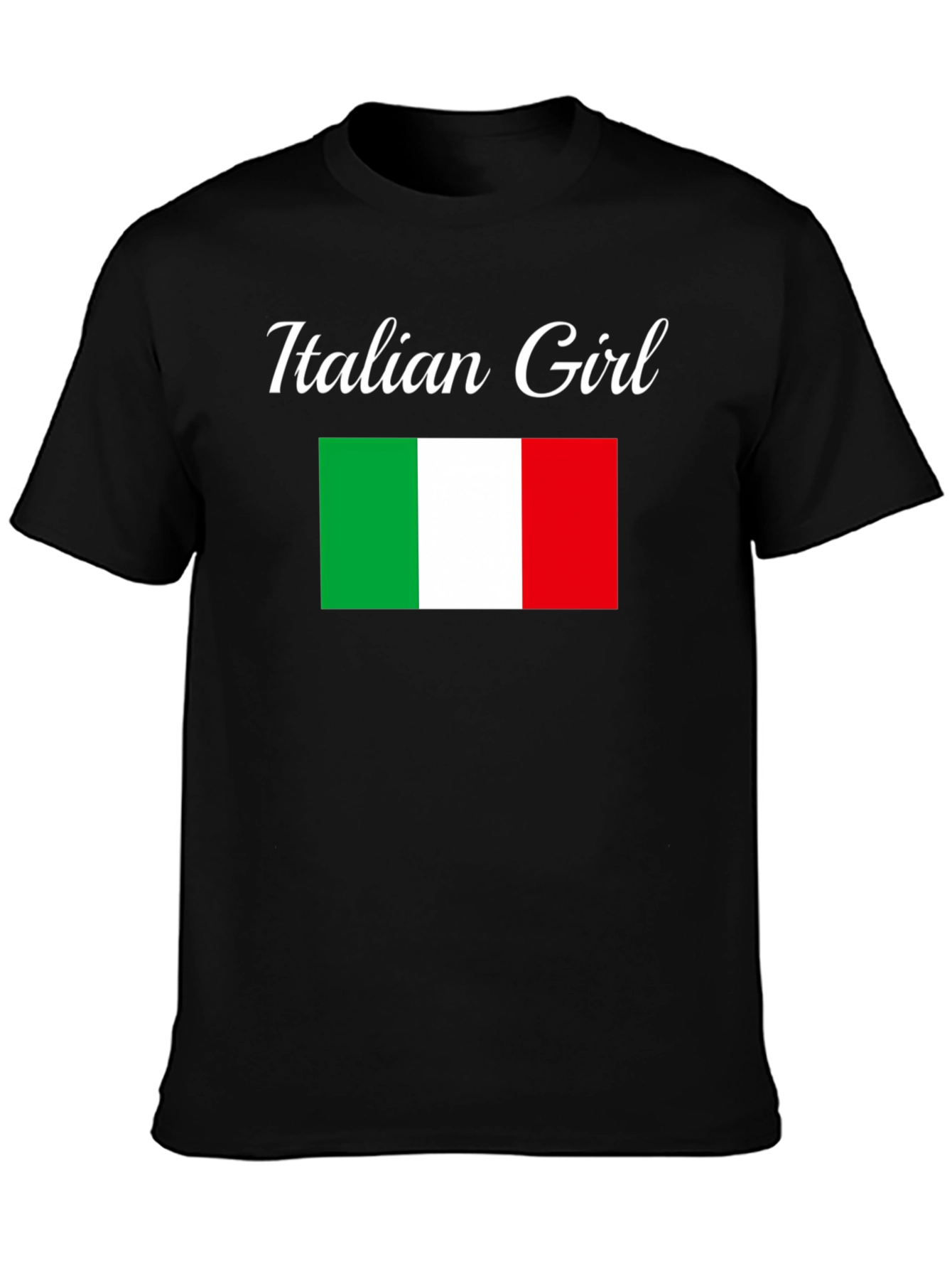 Italian Girl Flag T-Shirt