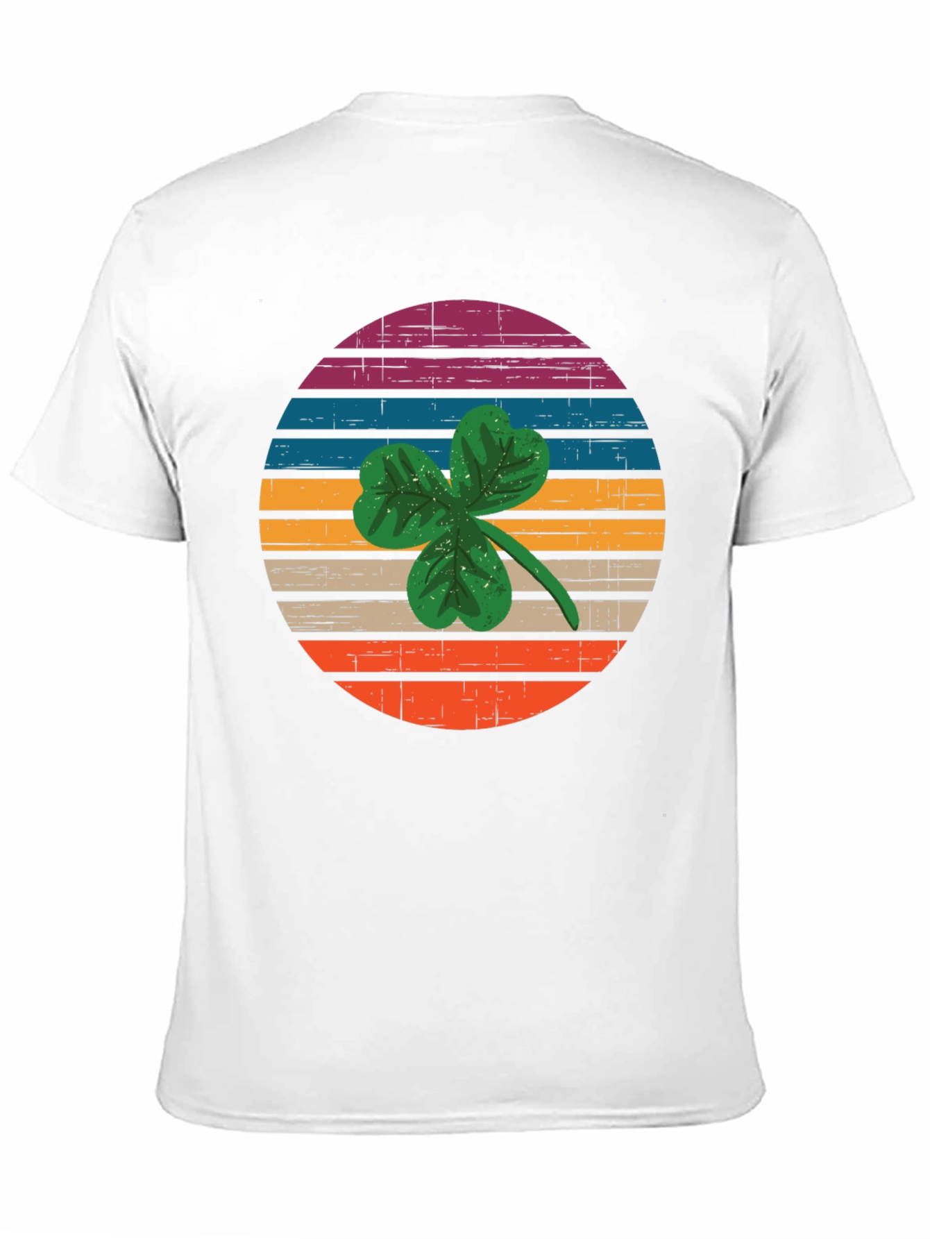 Retro Shamrock Graphic T-Shirt