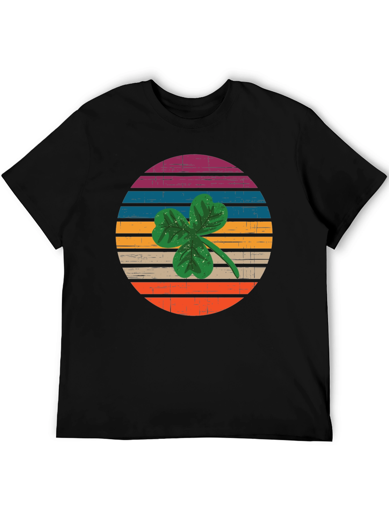 Retro Shamrock Graphic T-Shirt