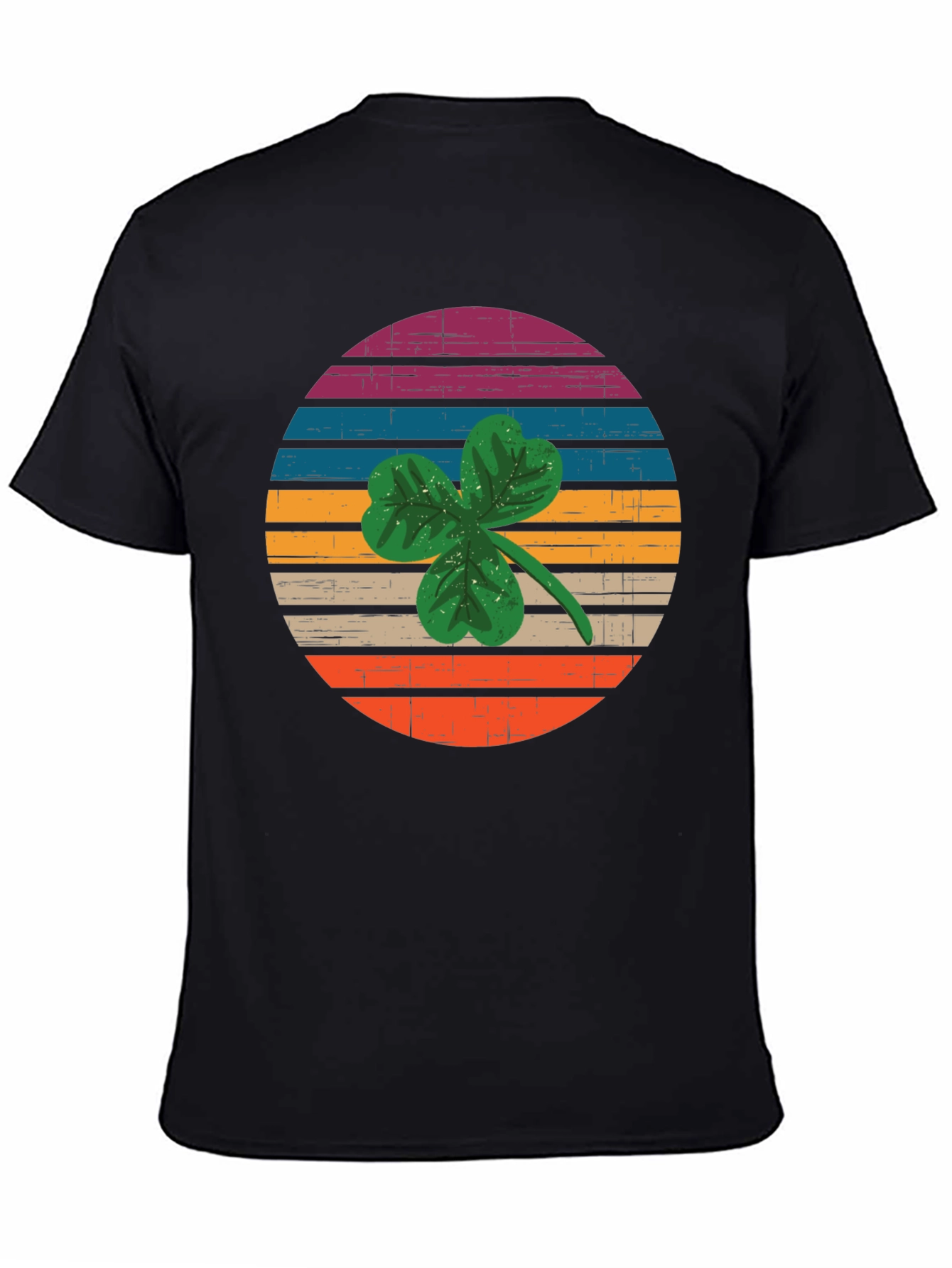 Retro Shamrock Graphic T-Shirt
