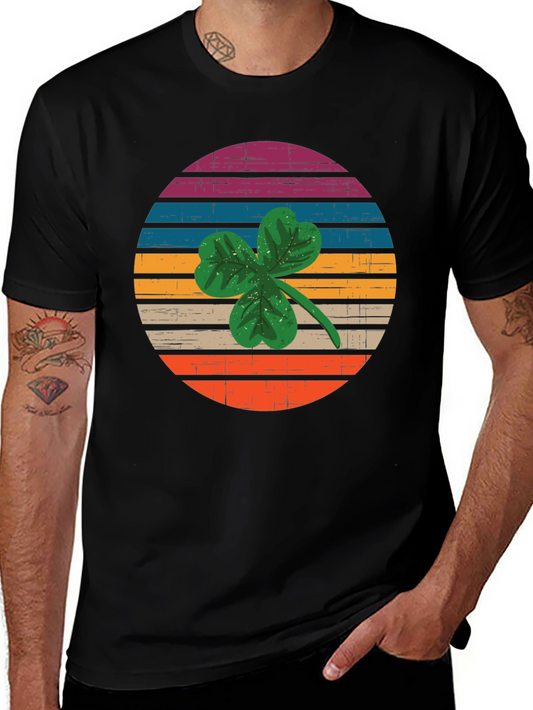 Retro Shamrock Graphic T-Shirt