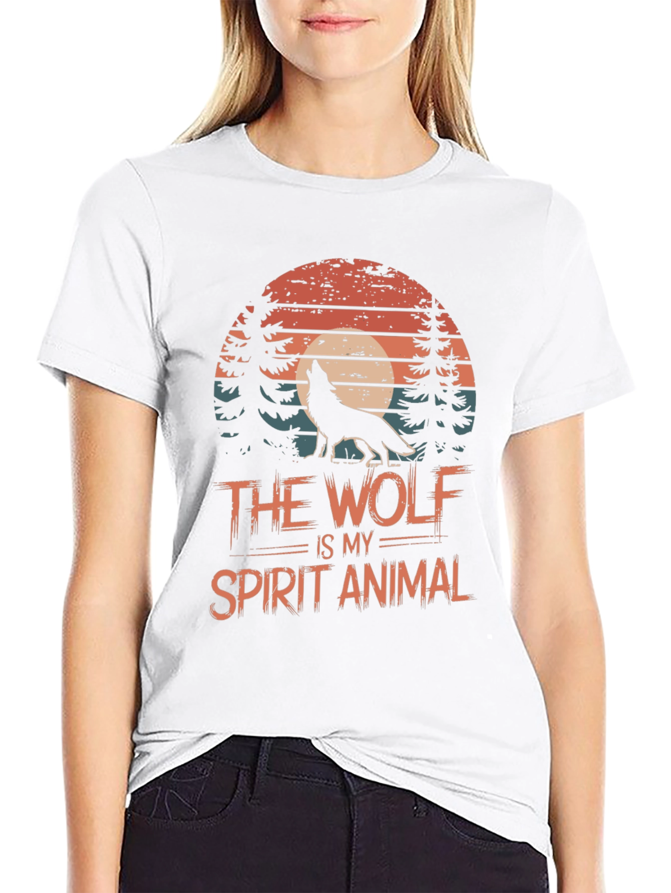 Wolf Spirit Animal Graphic Tee - Unisex