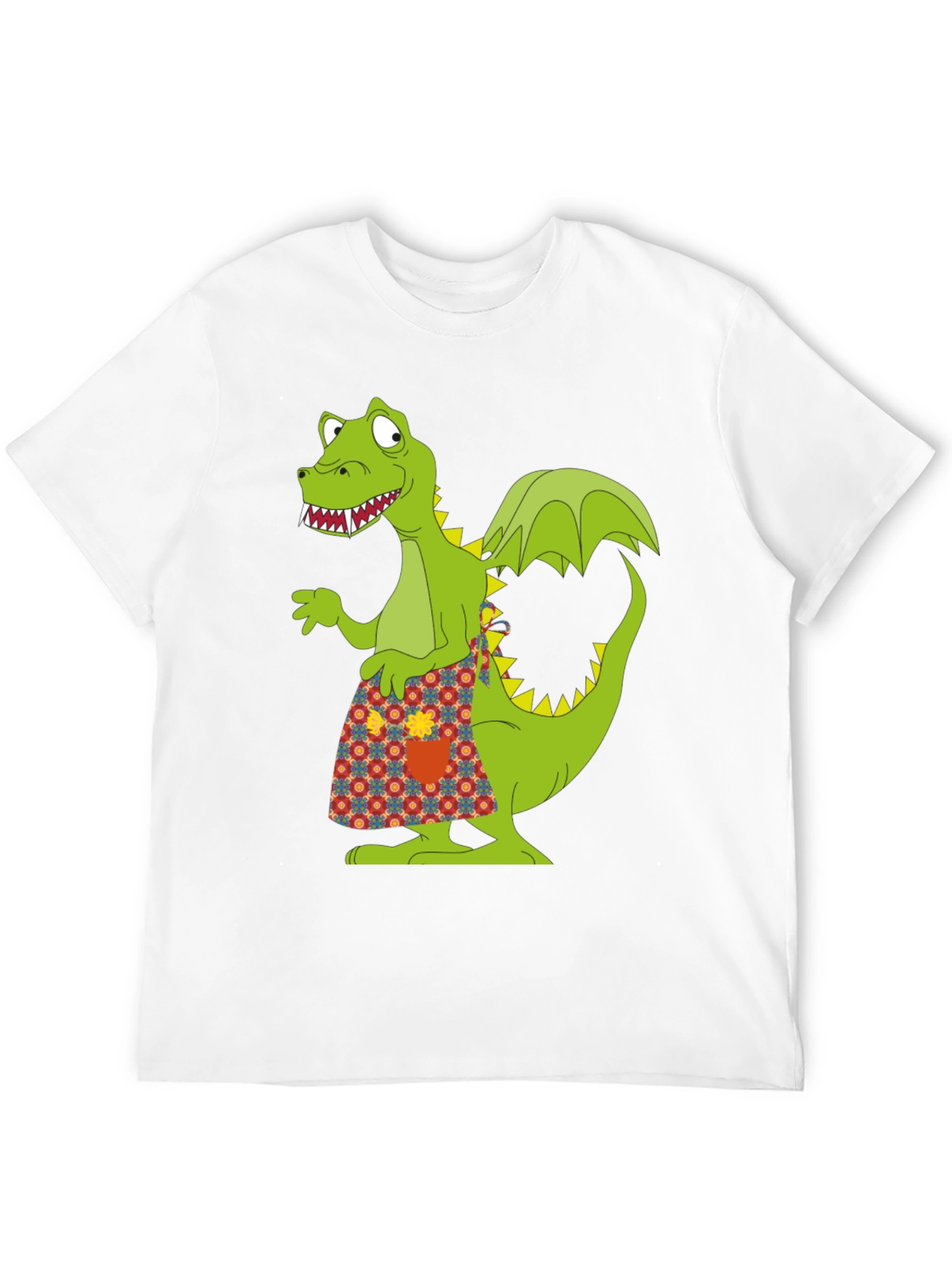Funny Dragon Graphic Tee - Quirky Black T-Shirt