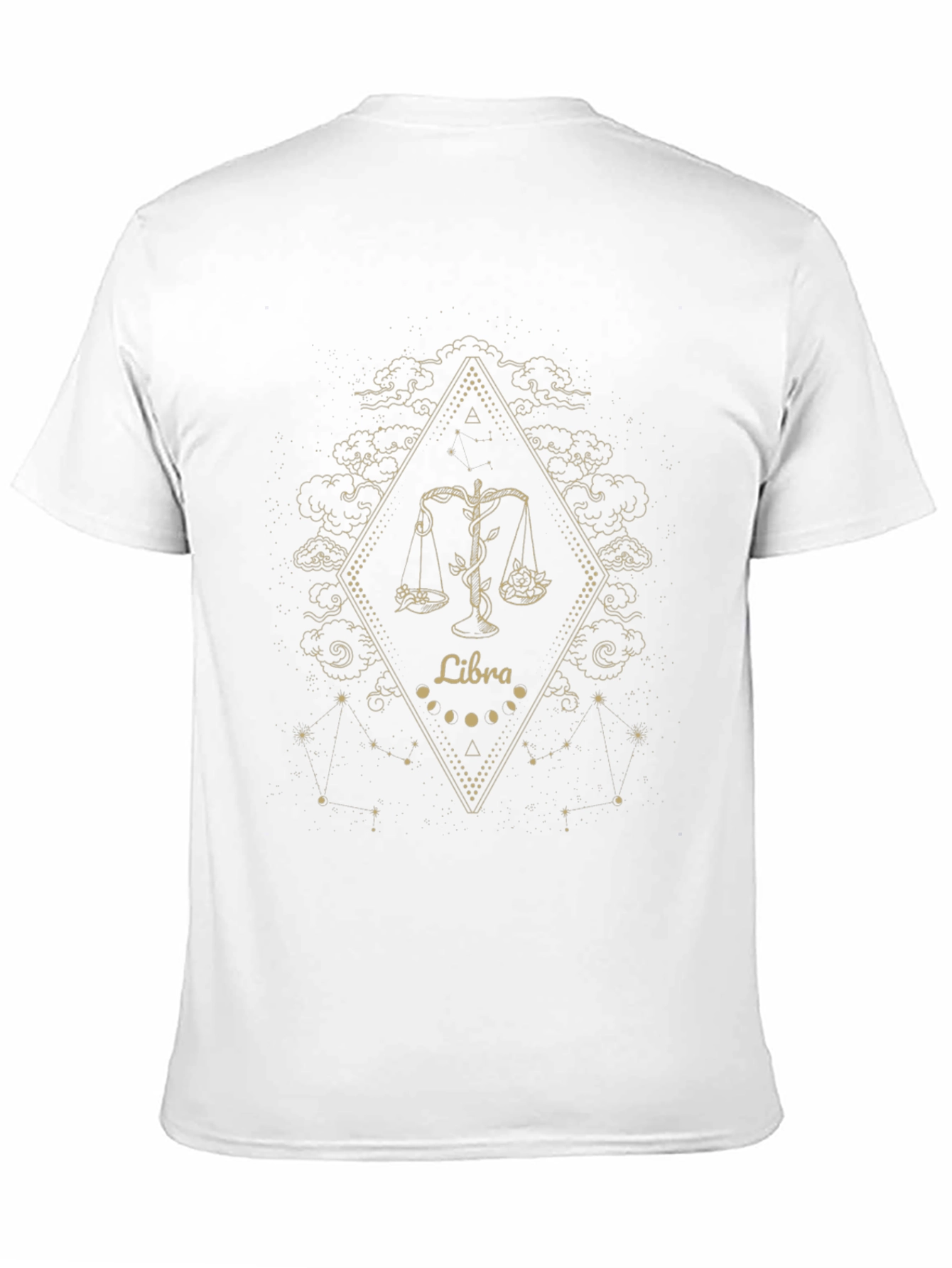 Libra Zodiac Graphic Tee - Celestial Astrology Design