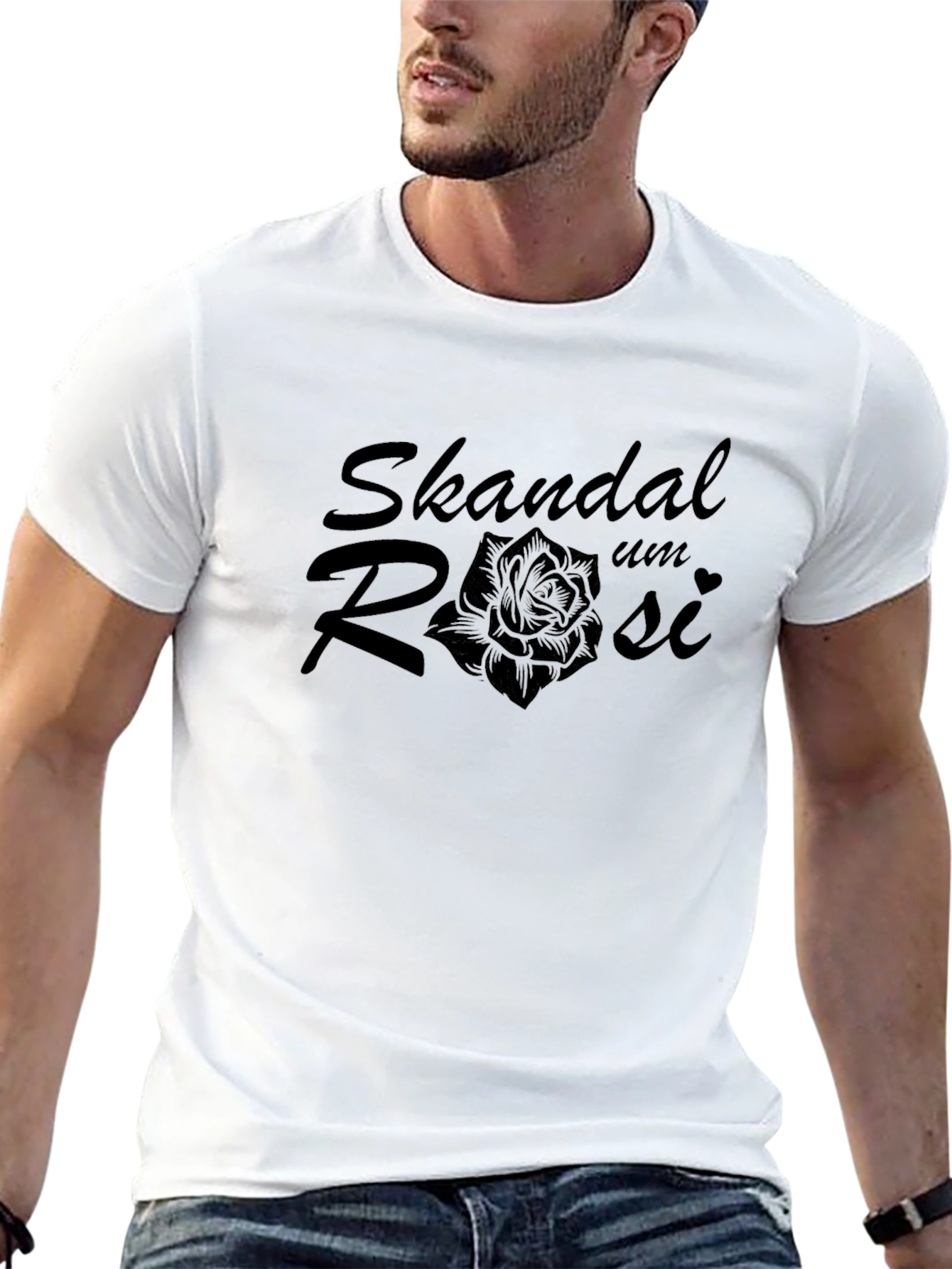 Skandal Um Rosi Rose Graphic Black T-Shirt