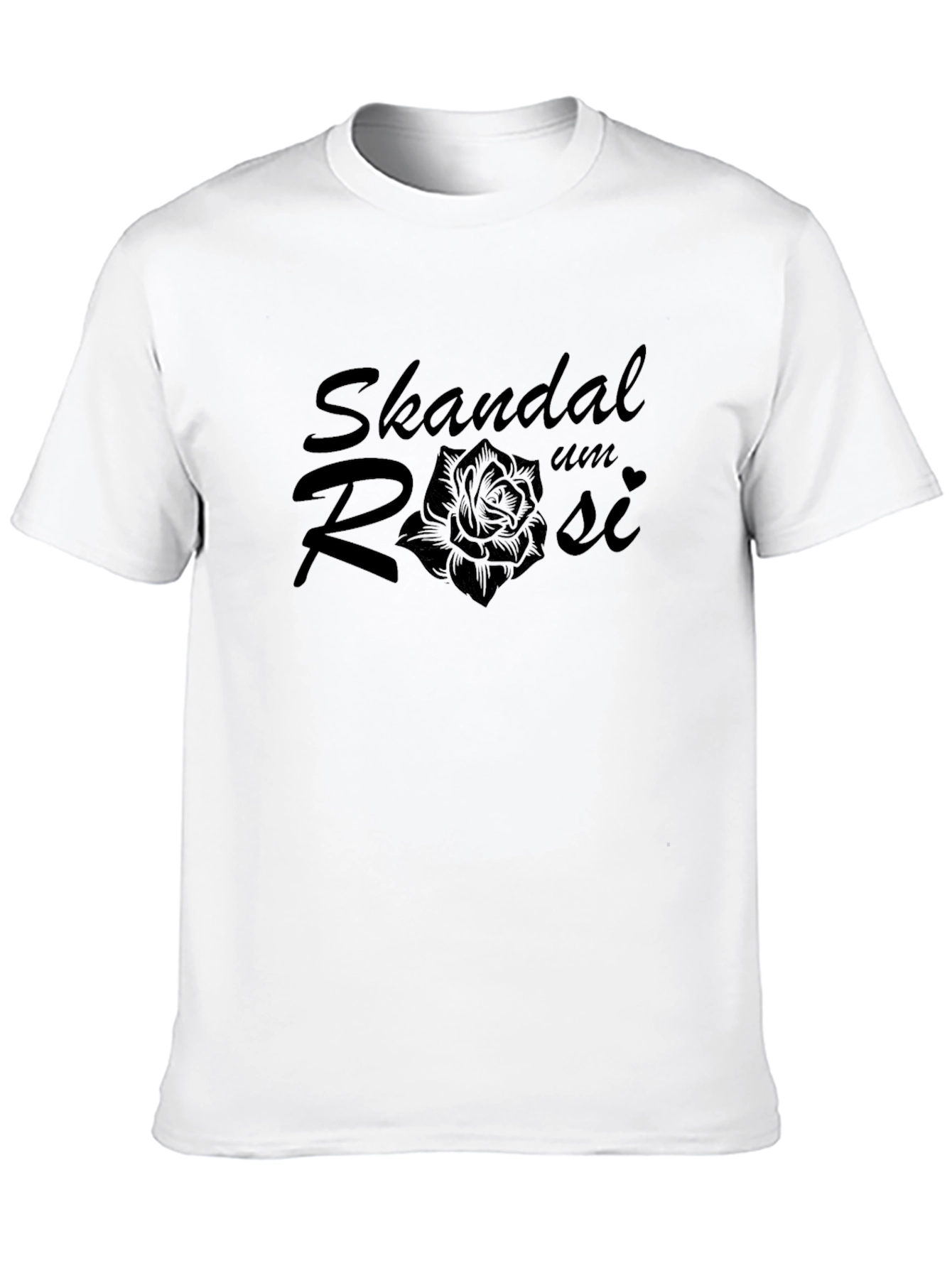 Skandal Um Rosi Rose Graphic Black T-Shirt
