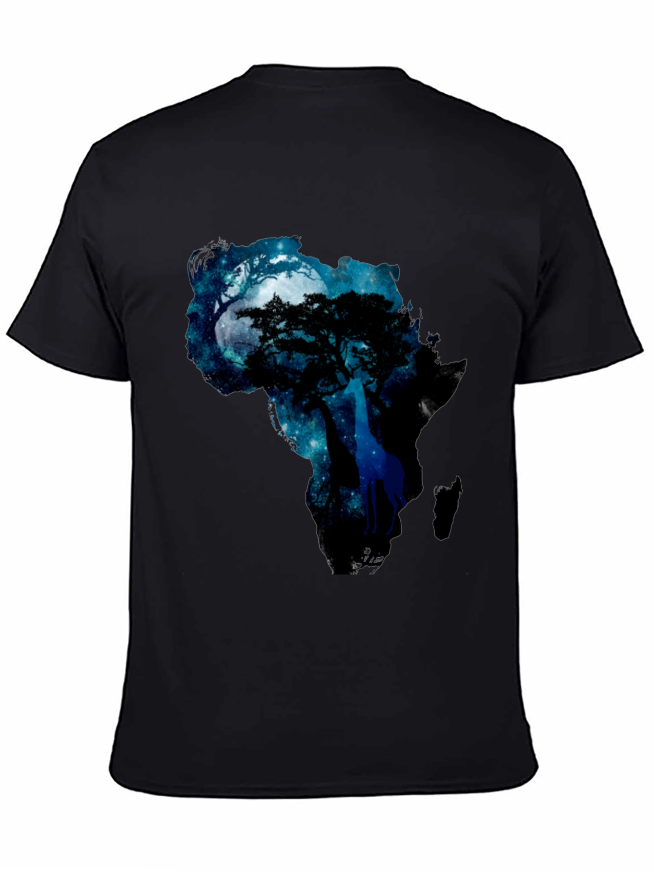 Africa Night Sky Graphic Tee - Mens