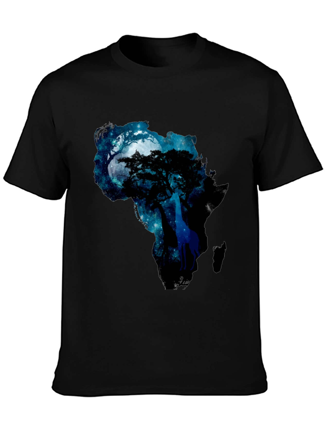Africa Night Sky Graphic Tee - Mens