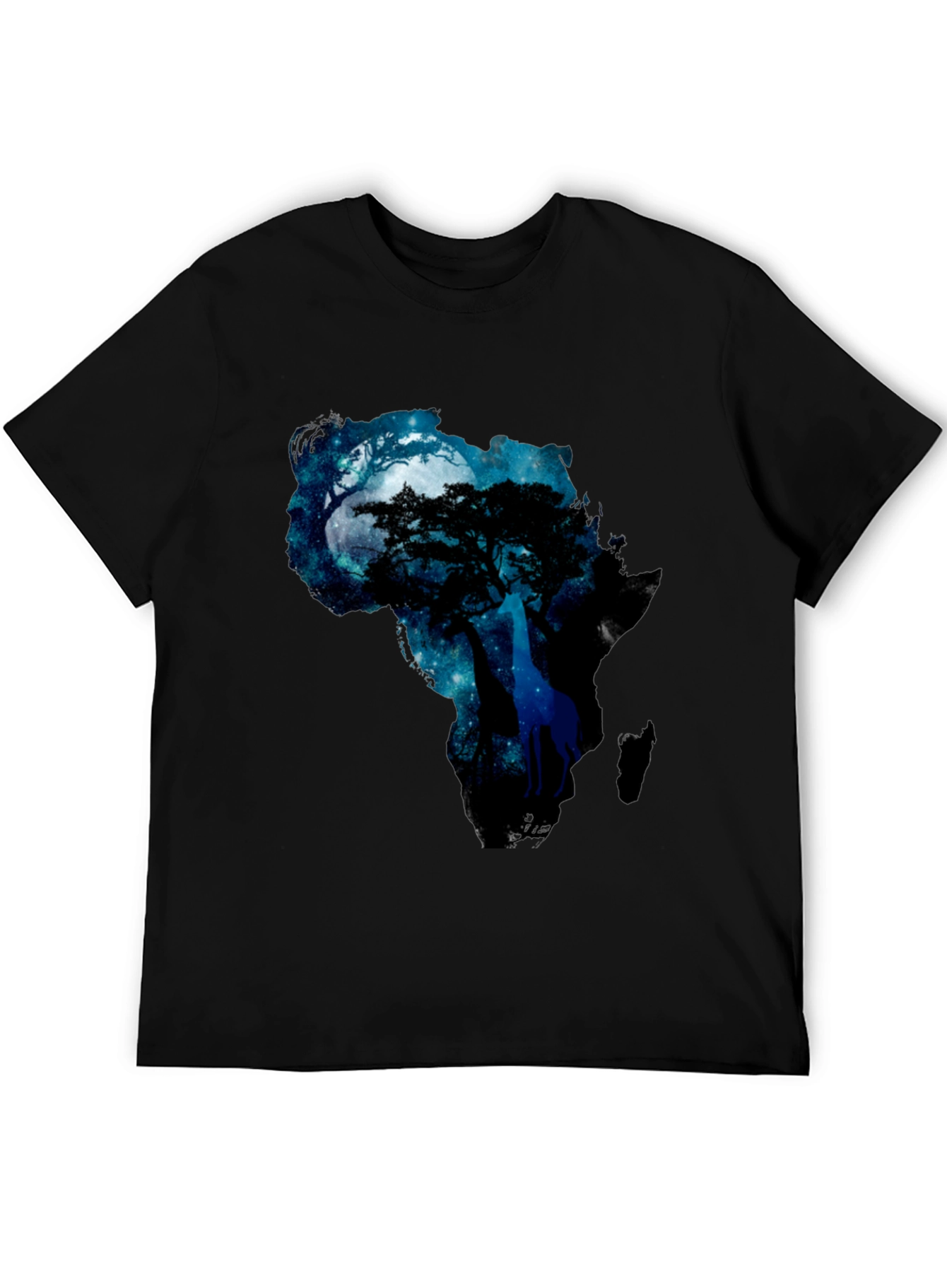 Africa Night Sky Graphic Tee - Mens