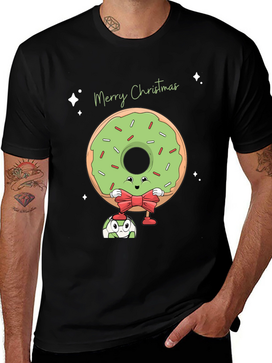 Merry Christmas Donut Graphic Tee