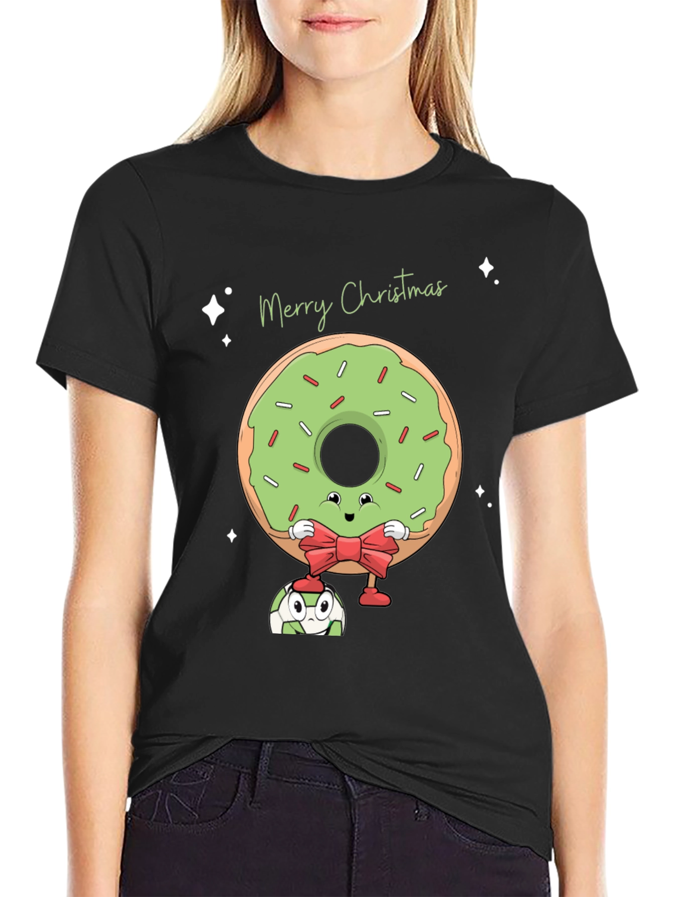 Merry Christmas Donut Graphic Tee