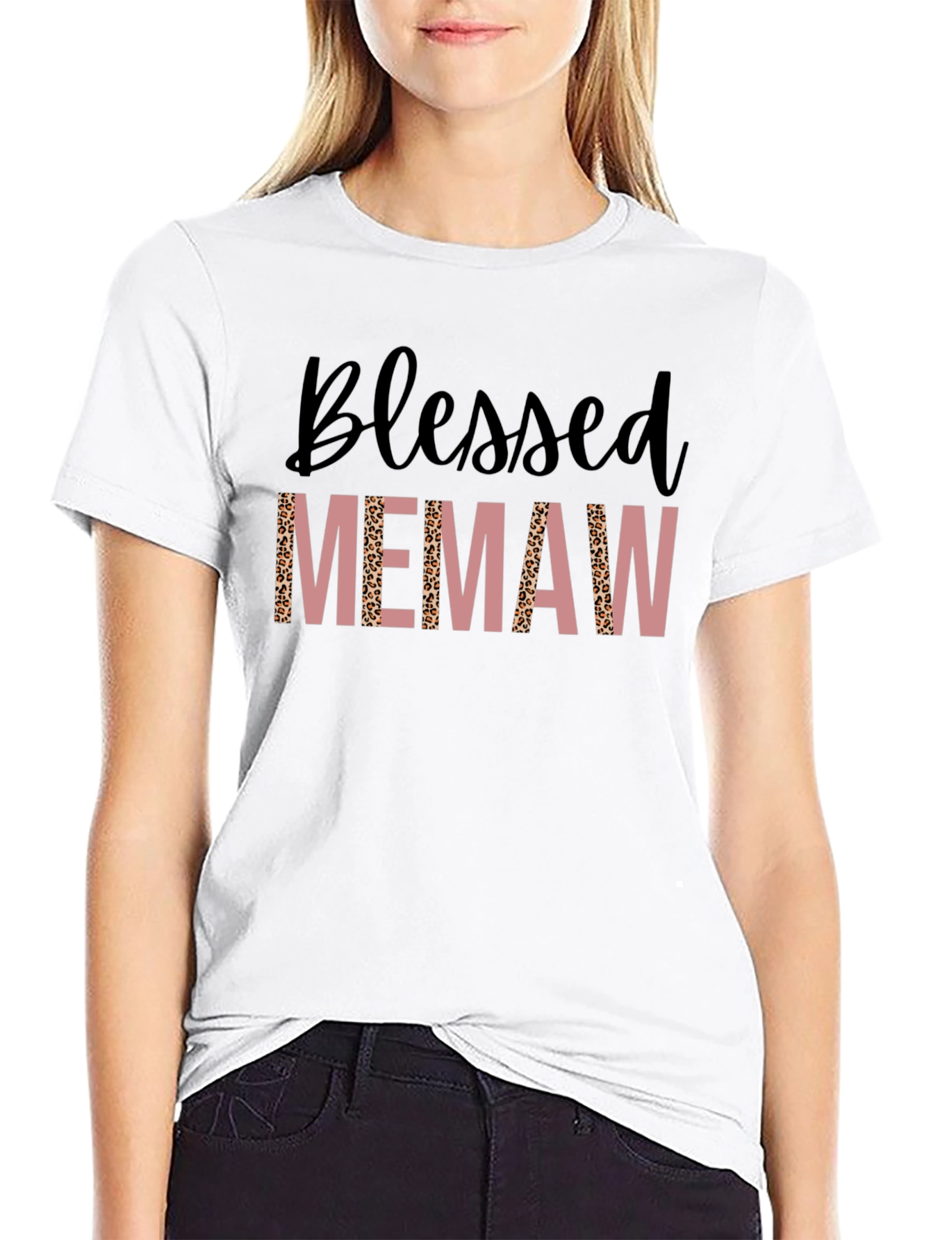 Blessed Memaw Graphic T-Shirt
