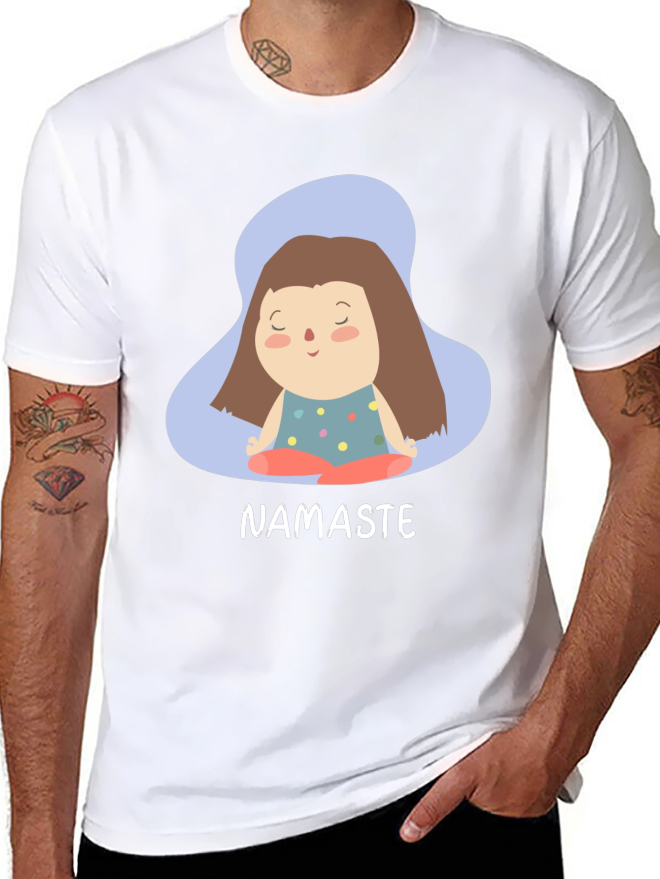 Namaste Yoga Graphic T-Shirt