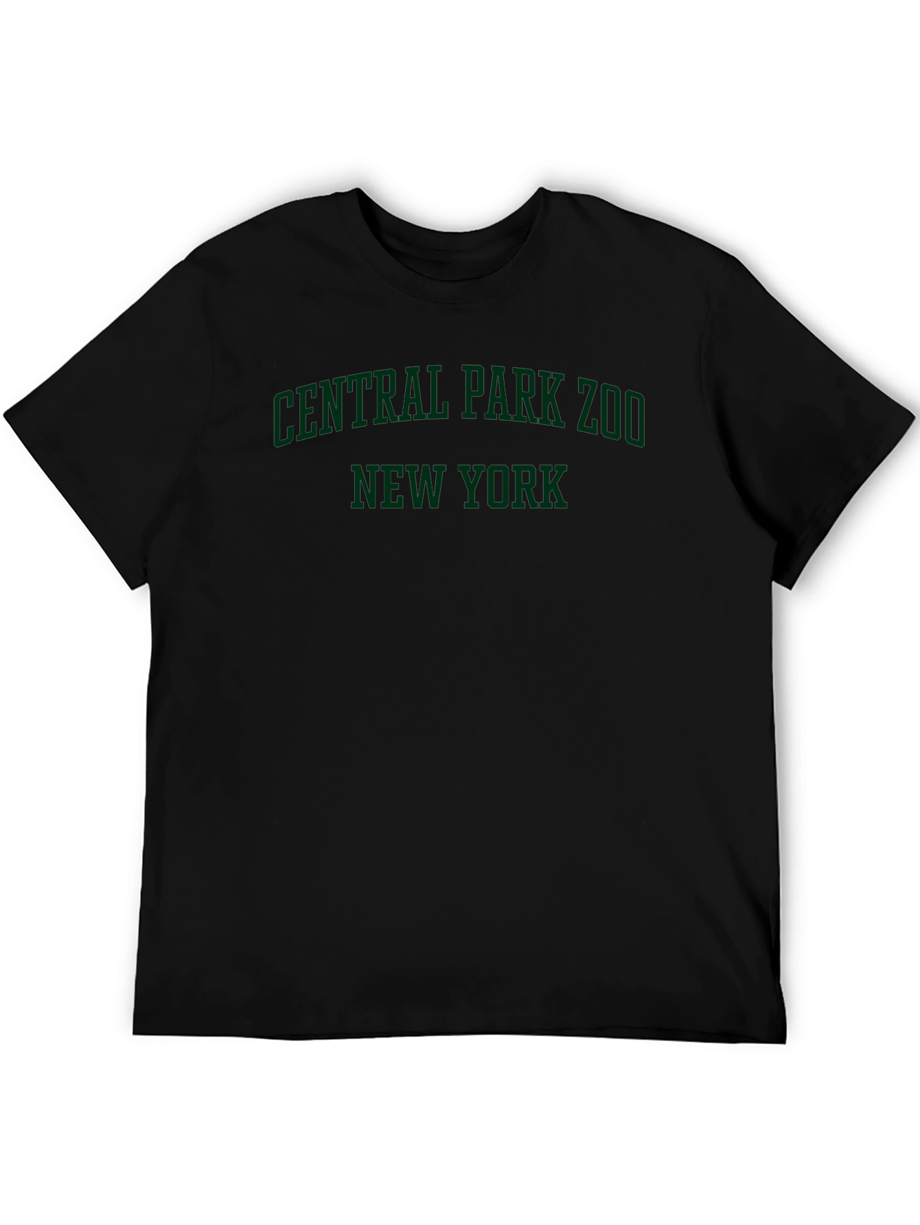 Central Park Zoo New York Black T-Shirt