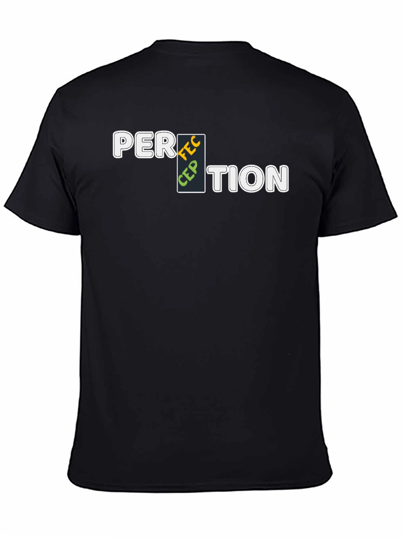 Perception Graphic T-Shirt - Mens Black Tee