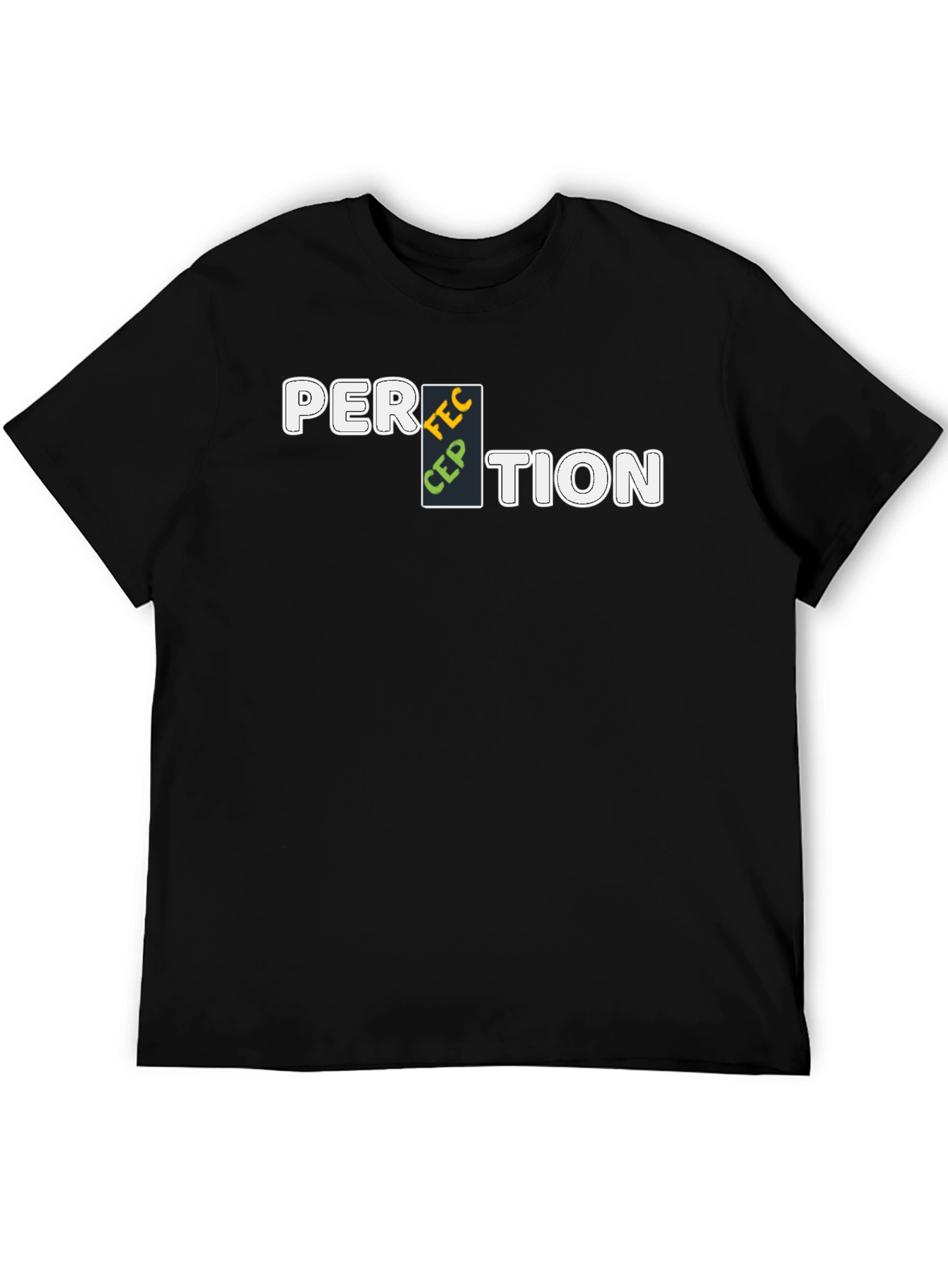 Perception Graphic T-Shirt - Mens Black Tee