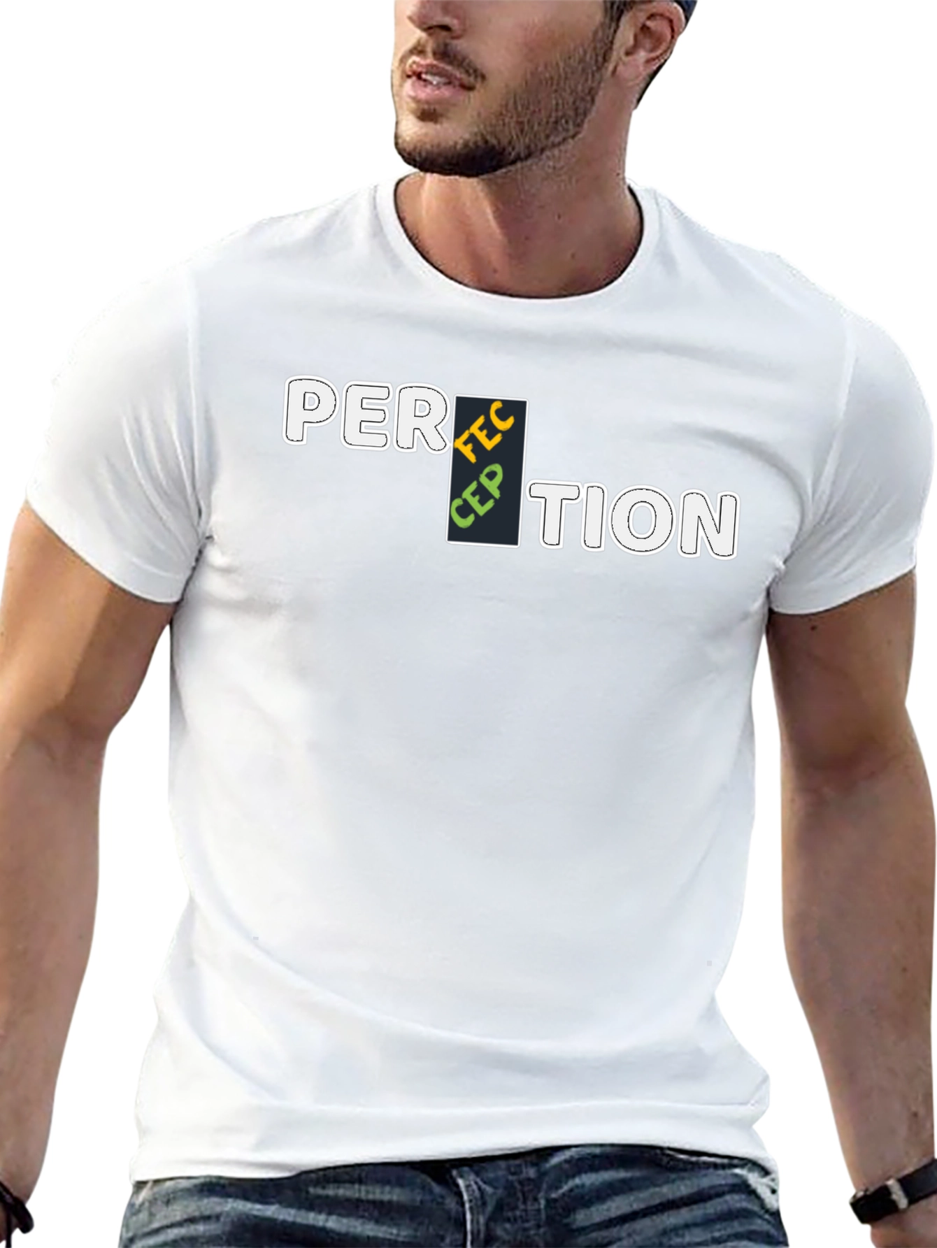 Perception Graphic T-Shirt - Mens Black Tee
