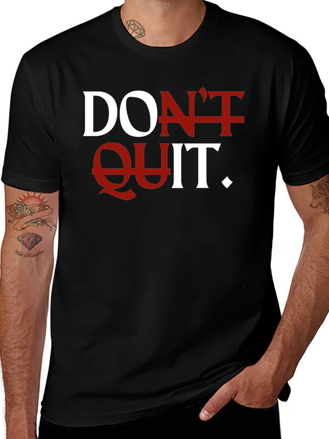 Motivational Dont Quit Graphic T-Shirt