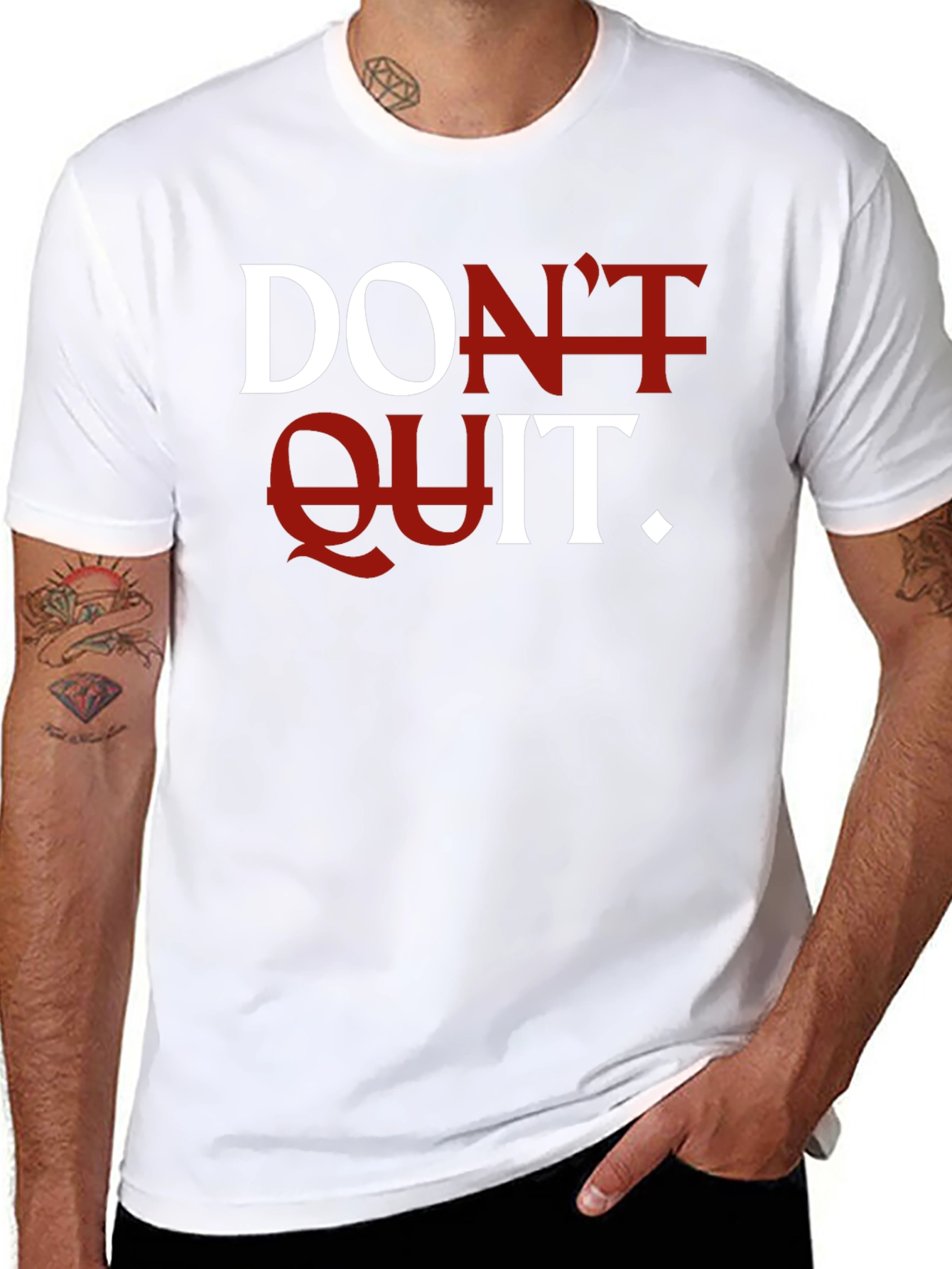 Motivational Dont Quit Graphic T-Shirt