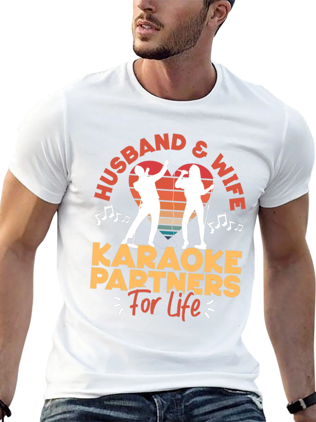 Husband & Wife Karaoke Partners T-Shirt