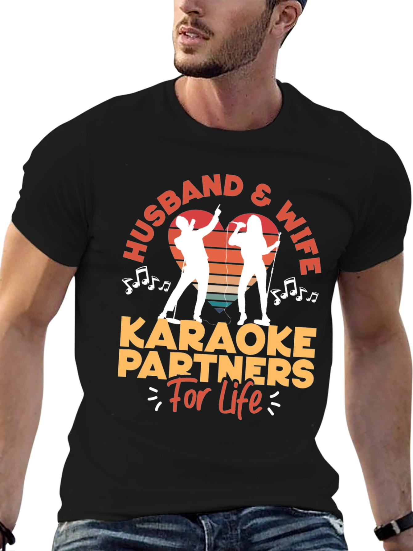 Husband & Wife Karaoke Partners T-Shirt